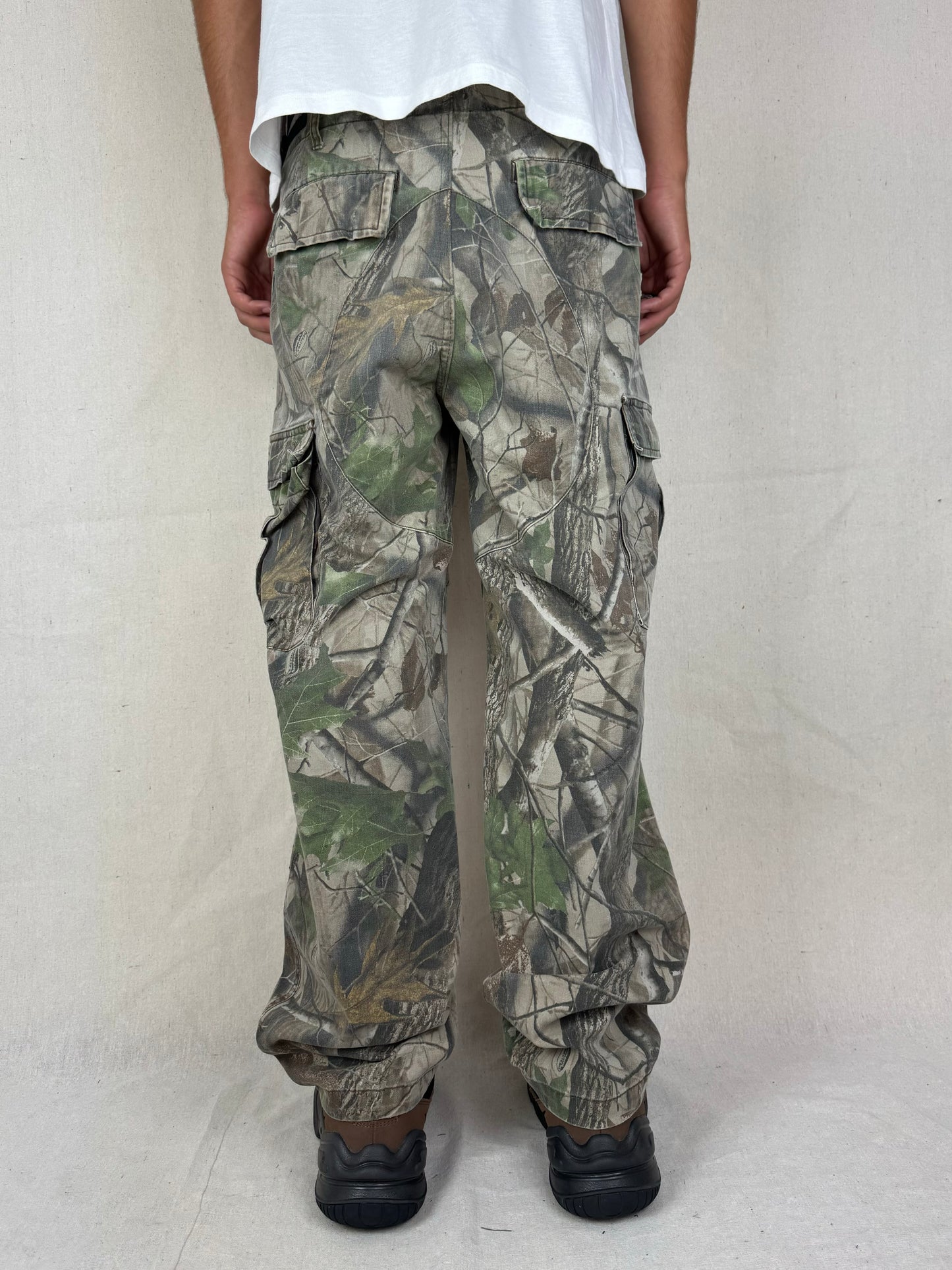 90's Realtree Camo Vintage Cargo Pants Size 33x30