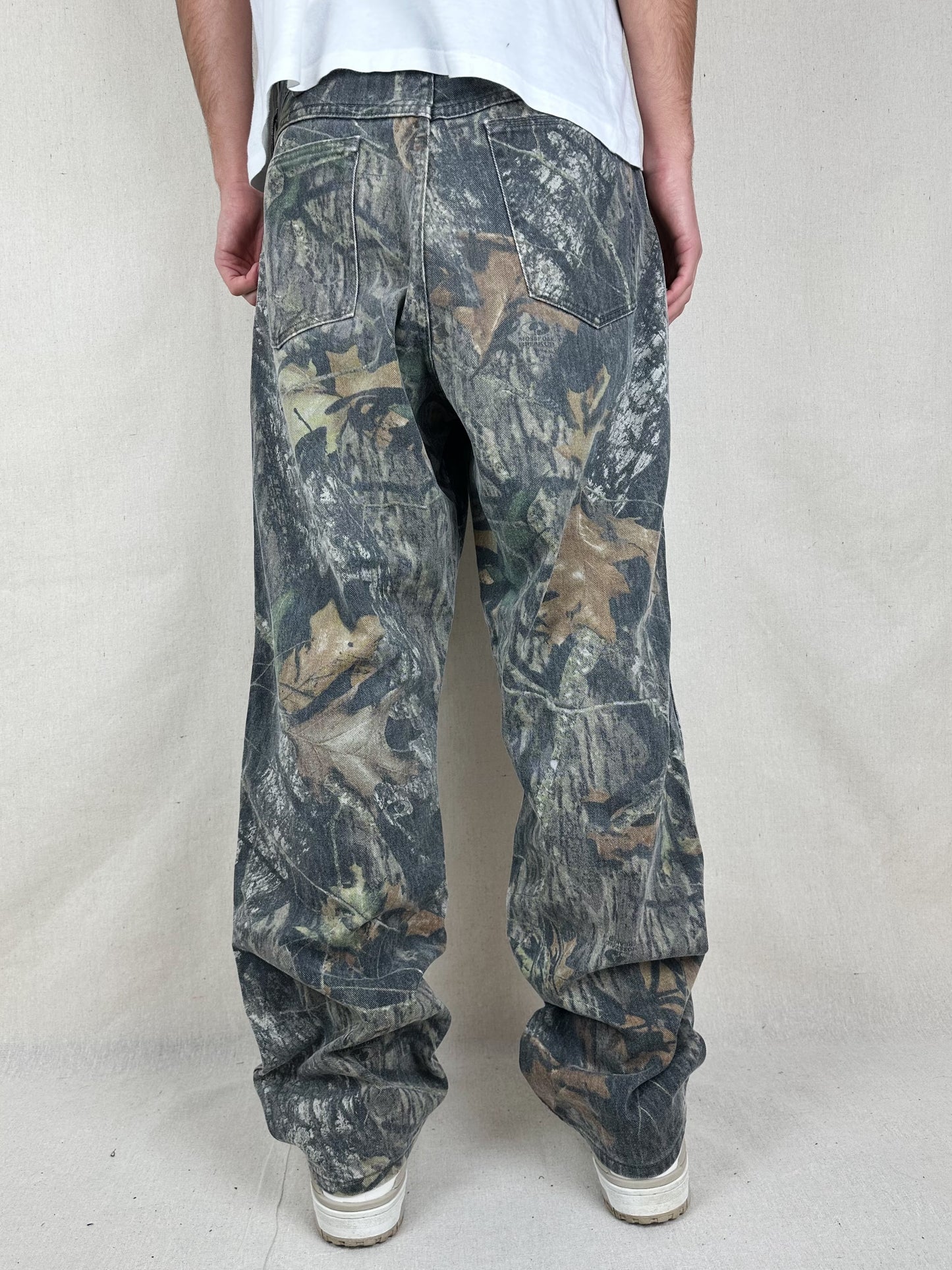 90's Wrangler Realtree Camo Vintage Double Knee Jeans Size 36x32