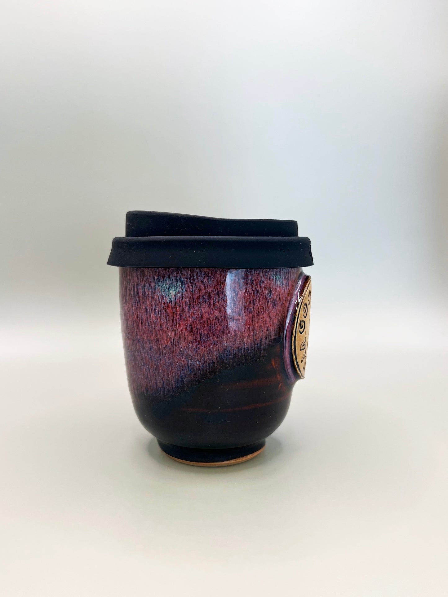 NZ Made High Fired Ceramic Keep Cups - Midnight Pink
