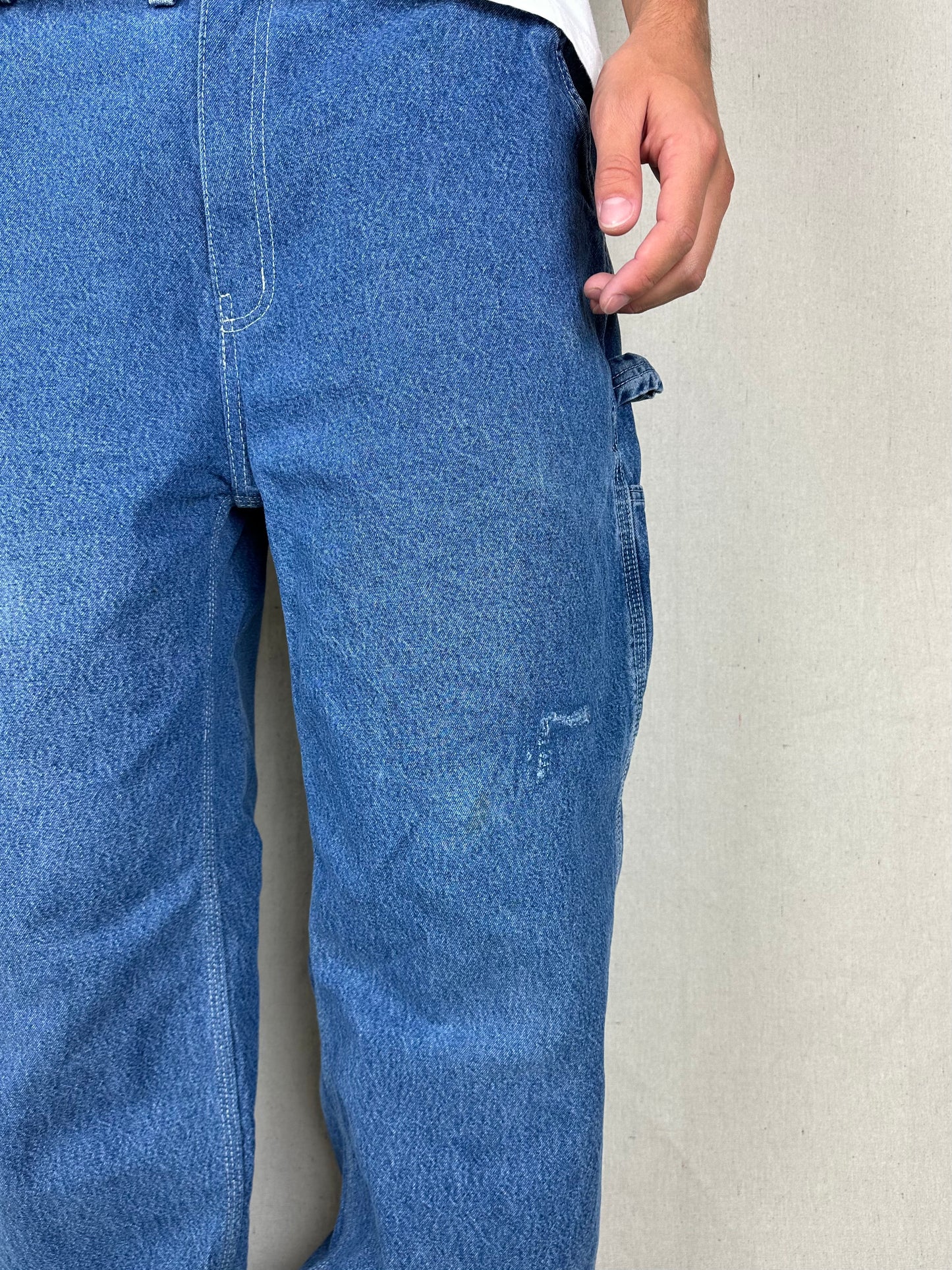 90's Carhartt Heavy Duty Vintage Carpenter Jeans Size 34x32