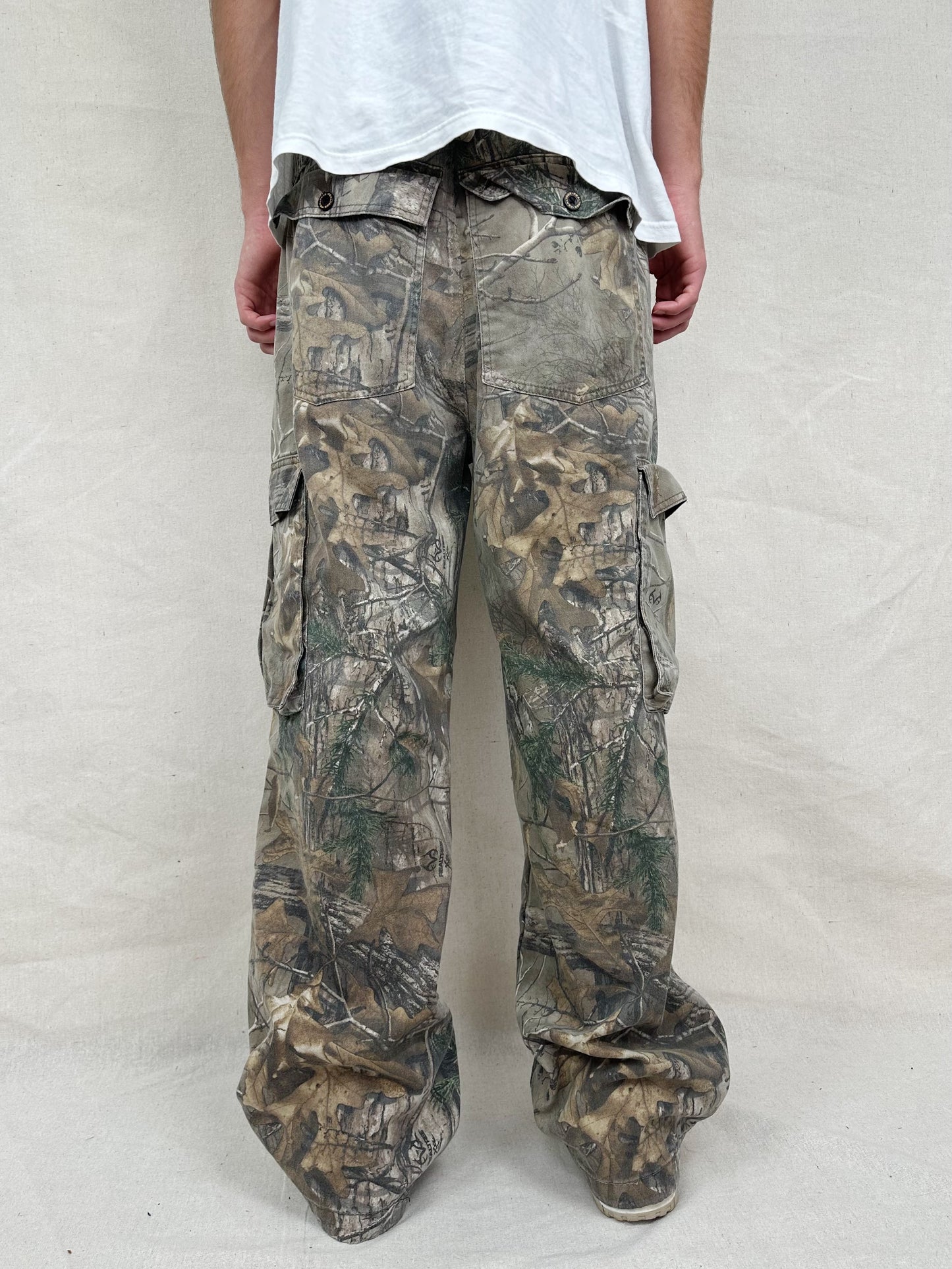 90's Realtree Camo Vintage Cargo Pants Size 38x32