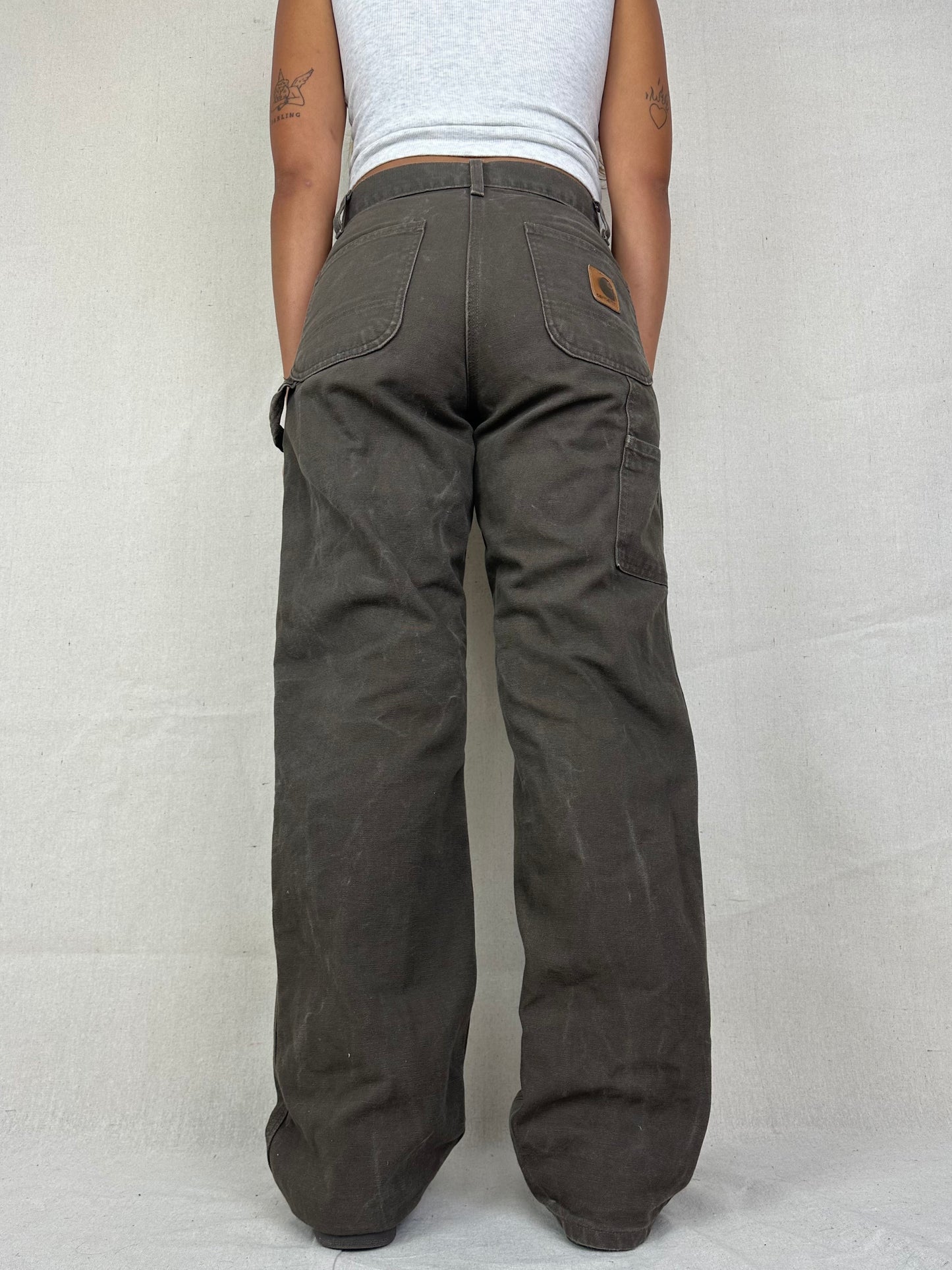 90's Carhartt Vintage Heavy Duty Carpenter Jeans Size 30x32