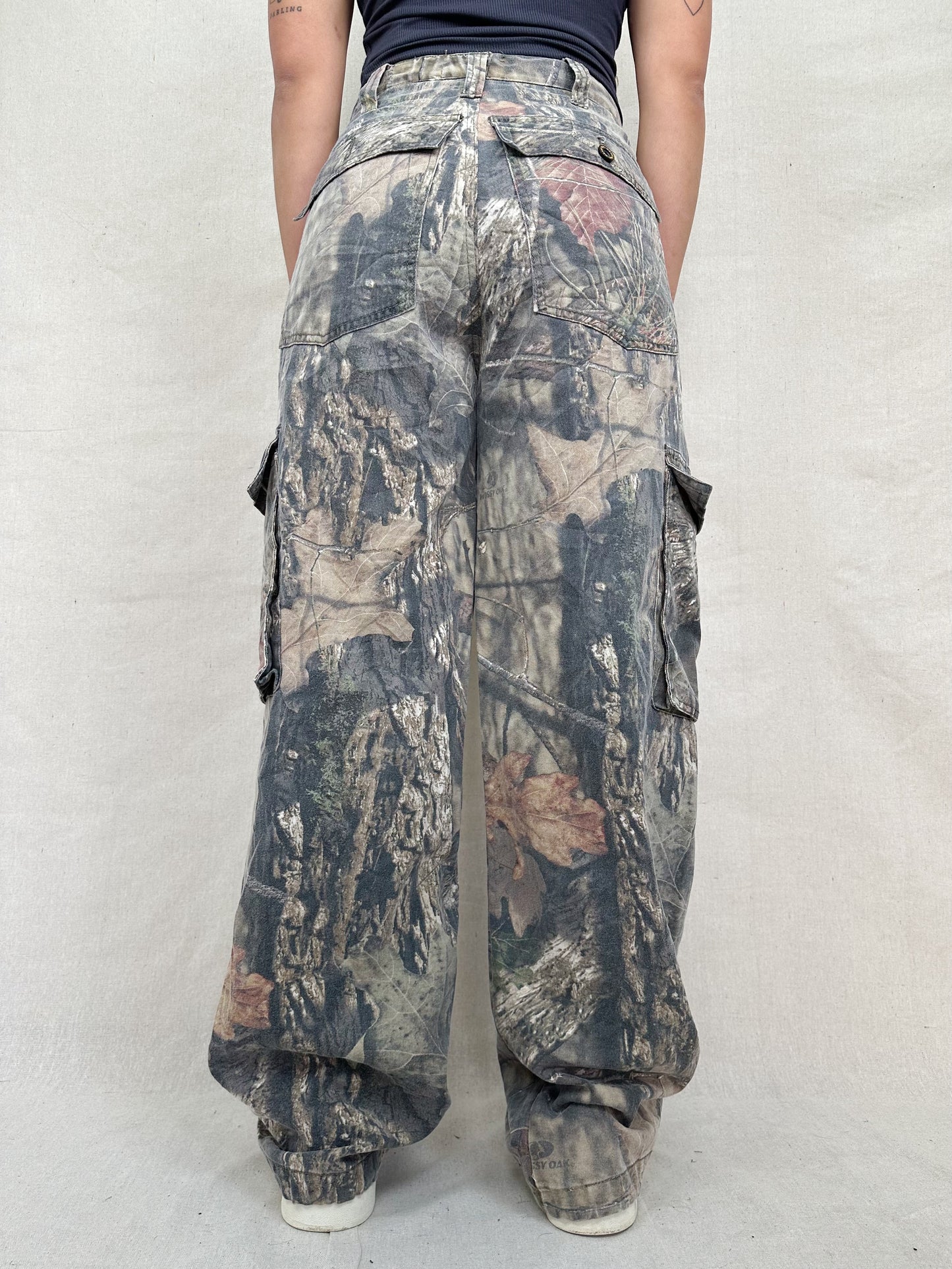 90's Mossyoak Realtree Camo Vintage Cargo Pants Size 30x32