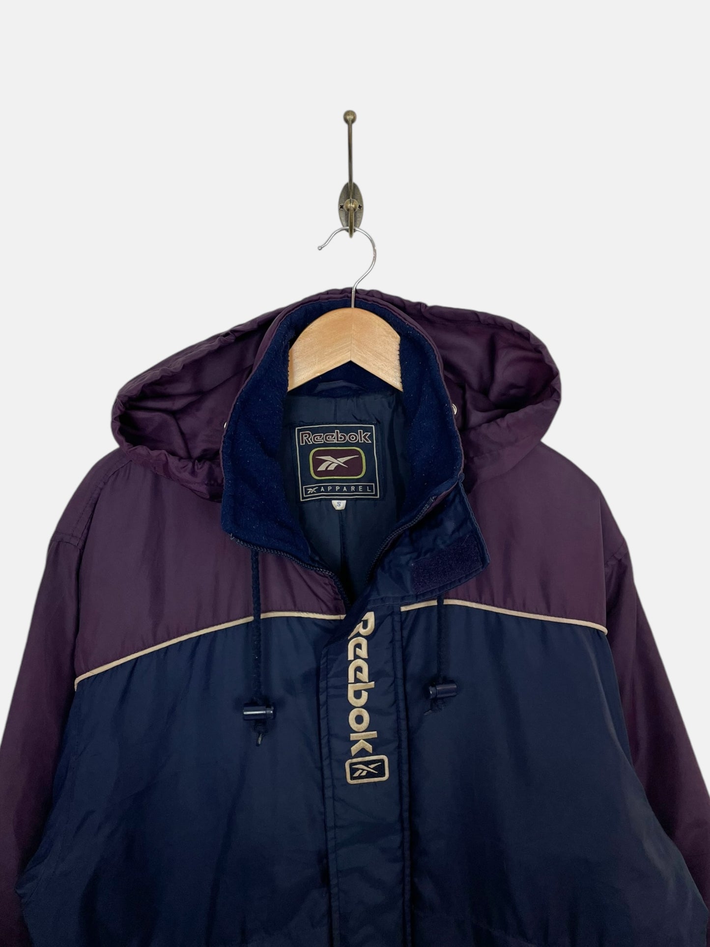 90's Reebok Embroided Zip Vintage Jacket Size XL