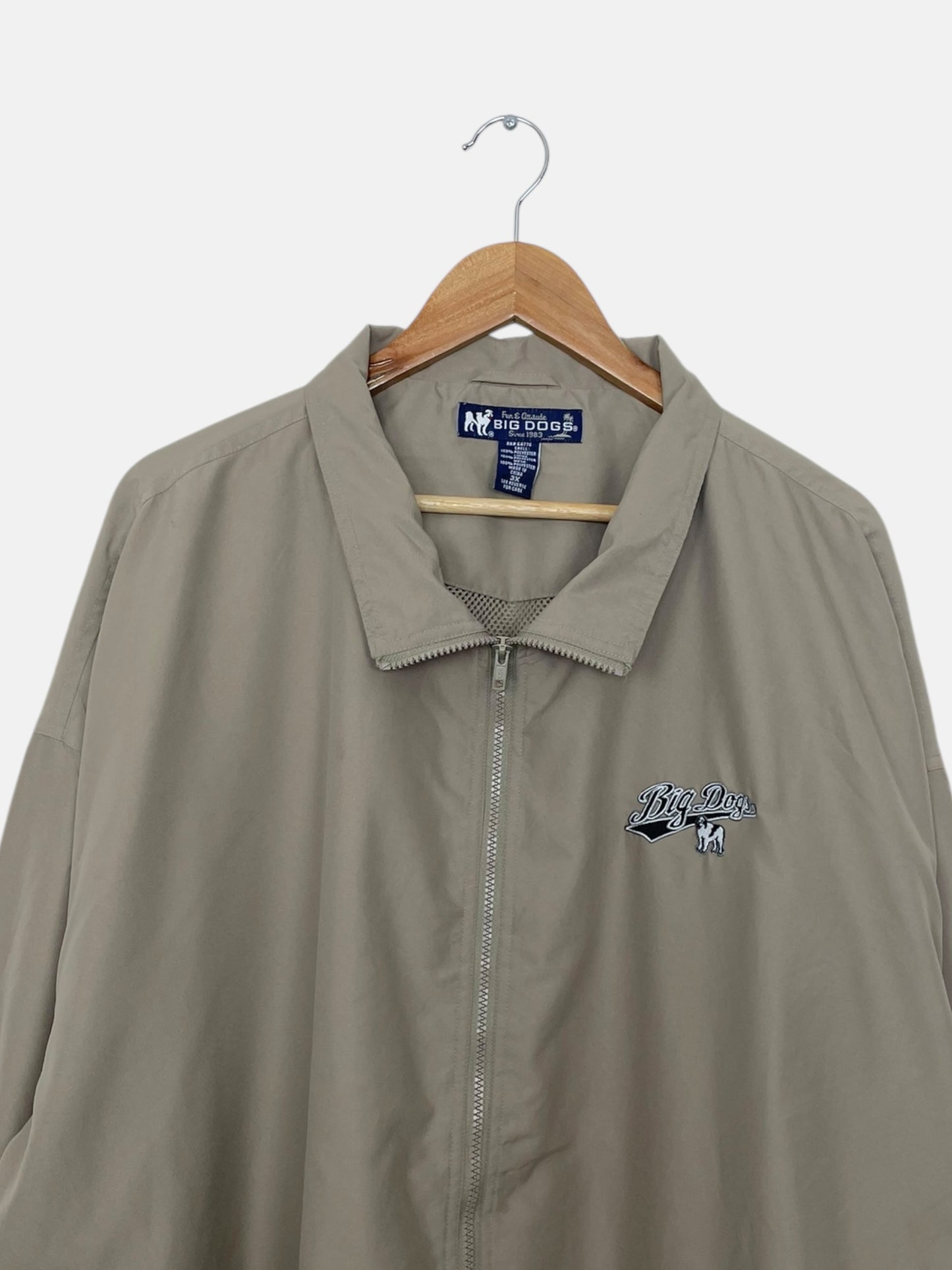 90's Big Dogs Embroidered Vintage Jacket Size 2XL-3XL