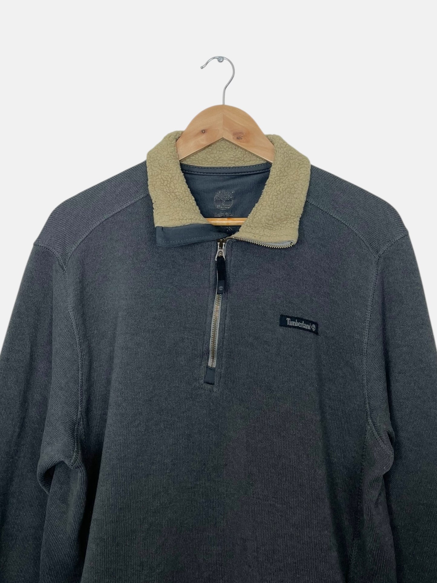 90's Timberland Vintage Quarter-zip Sweatshirt Size M