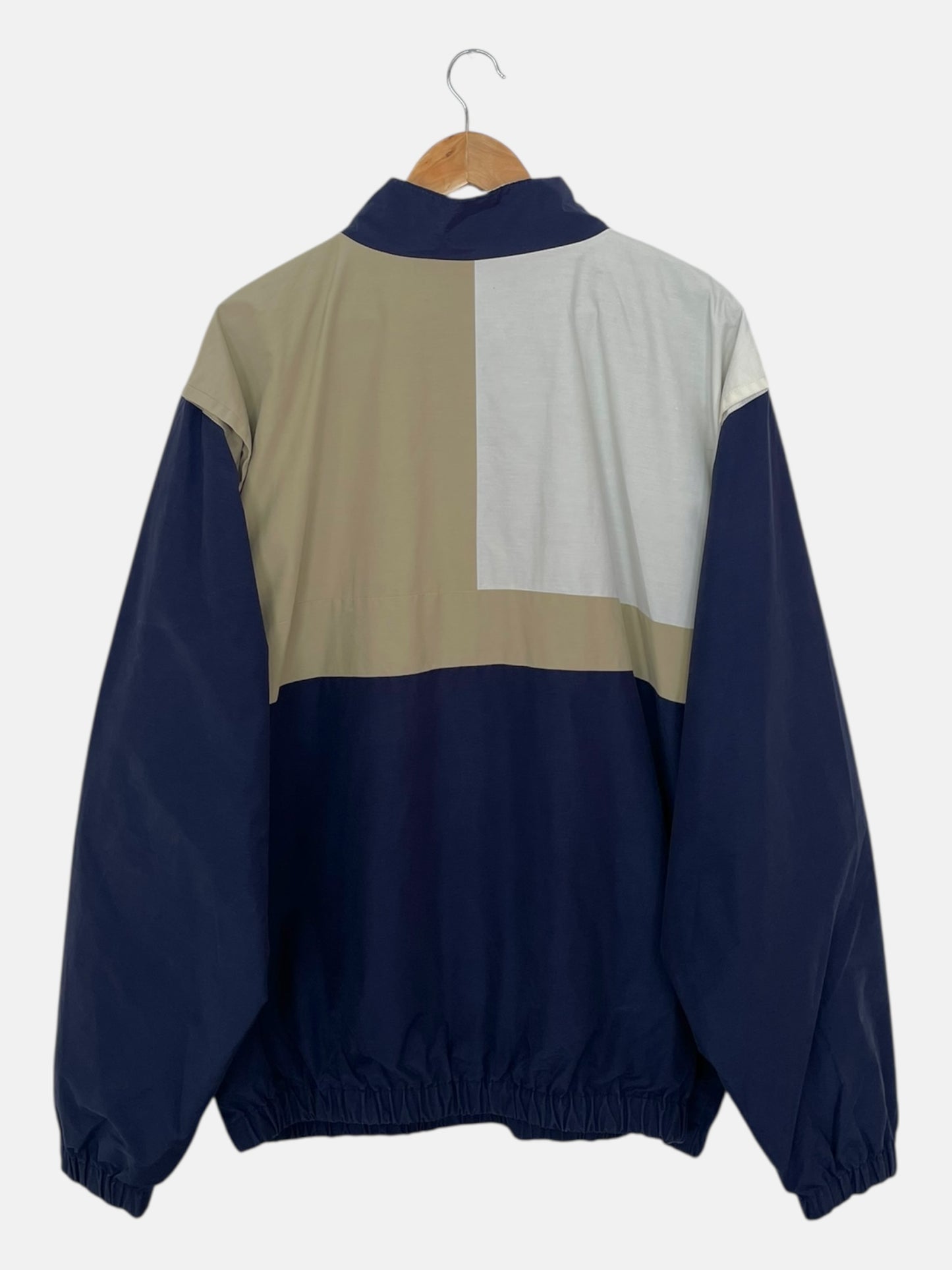 90's St Louis Rams Embroidered Vintage Quarter-zip Button-up Pull-over Jacket Size L