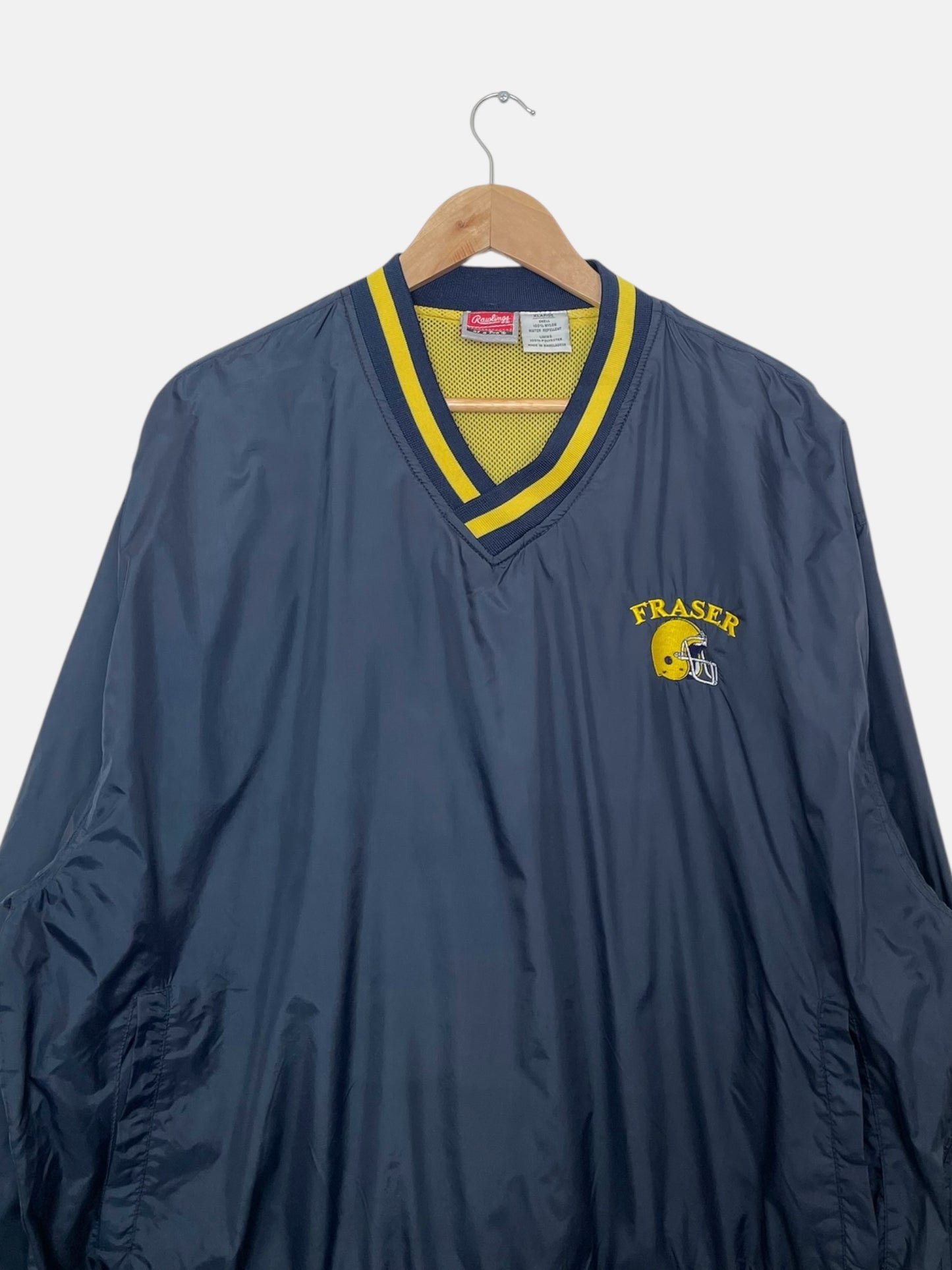 90's Fraser Embroidered Vintage Pull-over Jacket Size XL