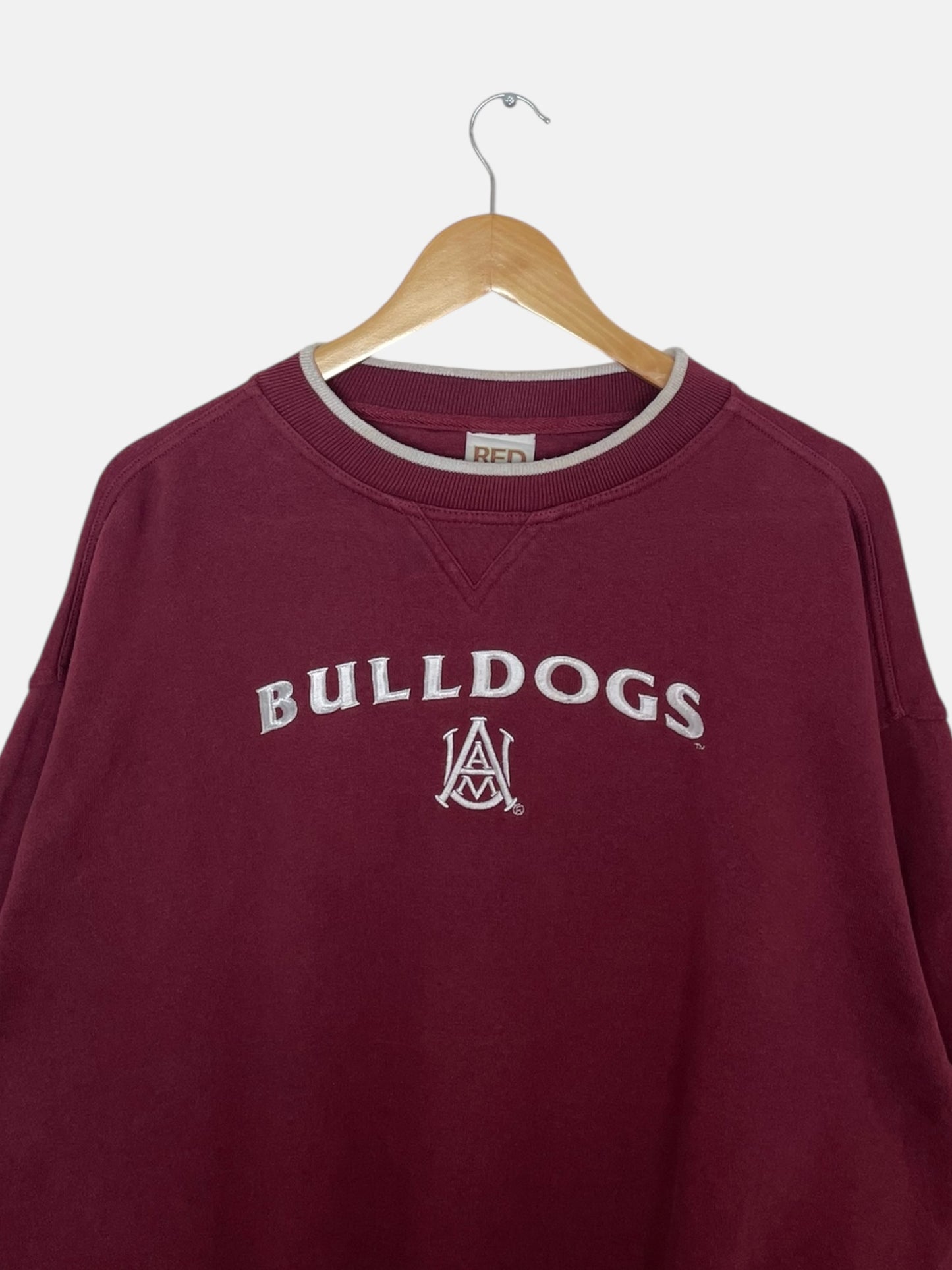 90's Bulldogs Embroidered Vintage Sweatshirt Size M-L