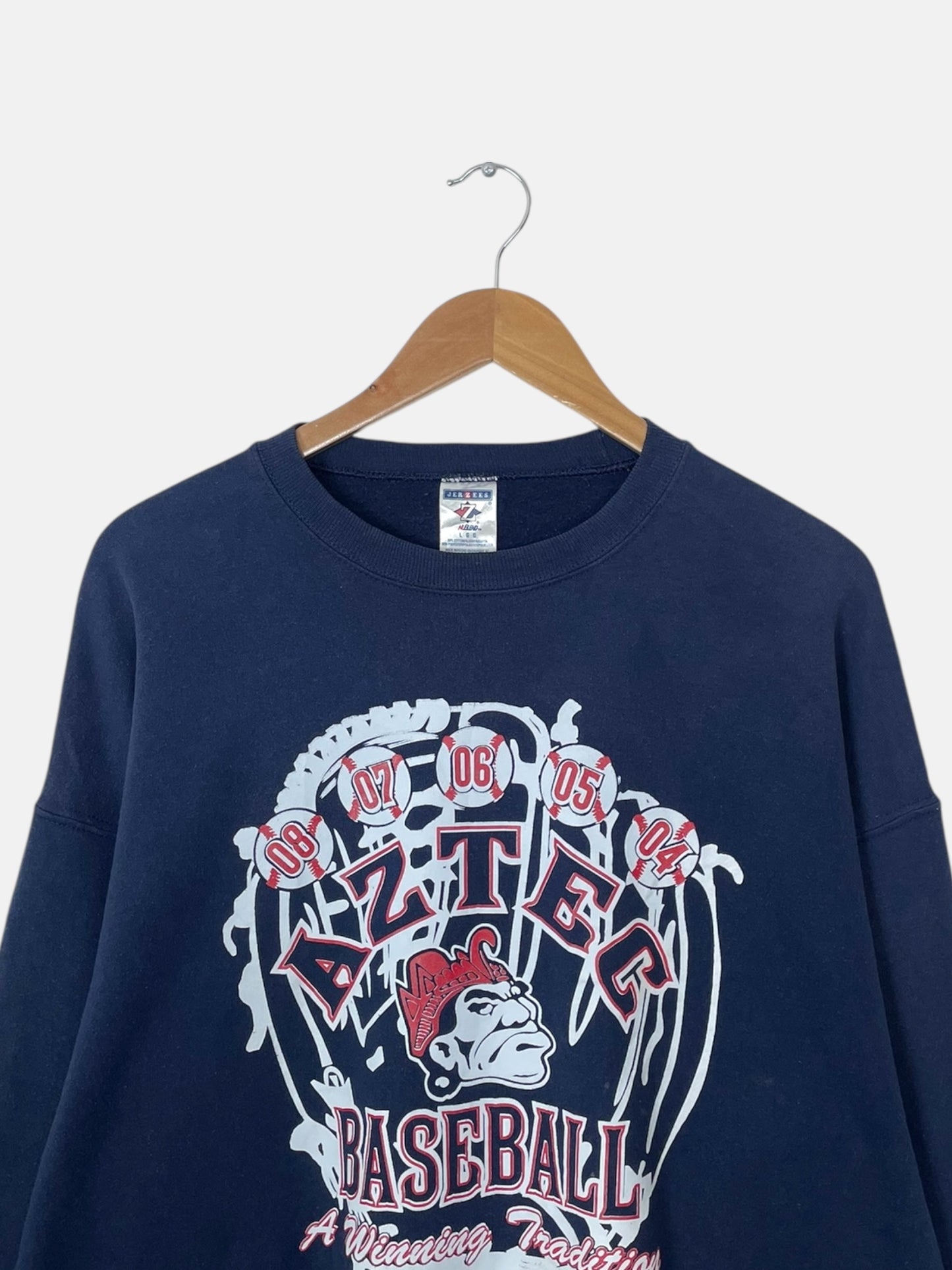 90's Aztec Baseball Vintage Sweatshirt Size L