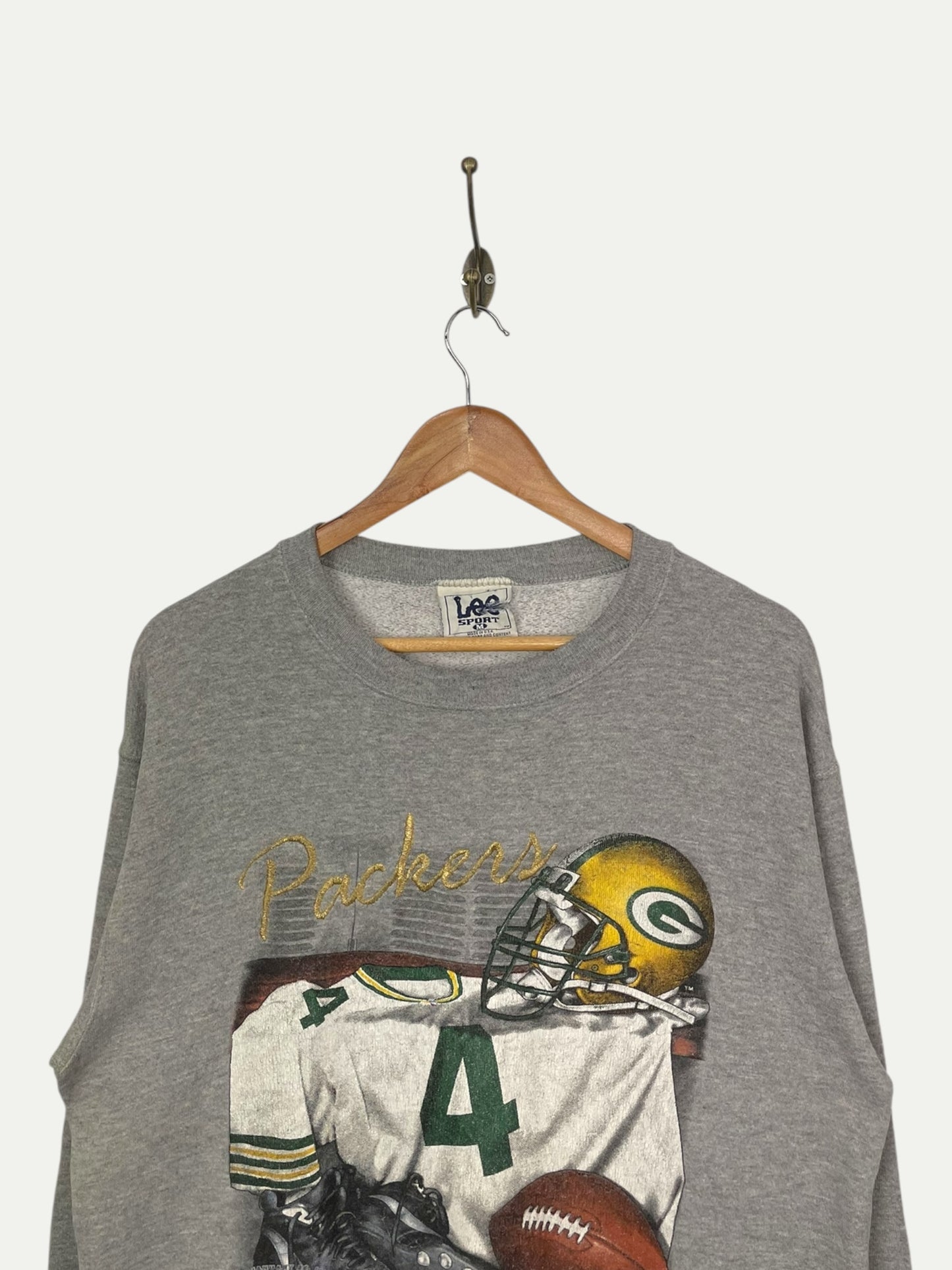 90's Green Bay Packers Embroidered Vintage Sweatshirt Size M