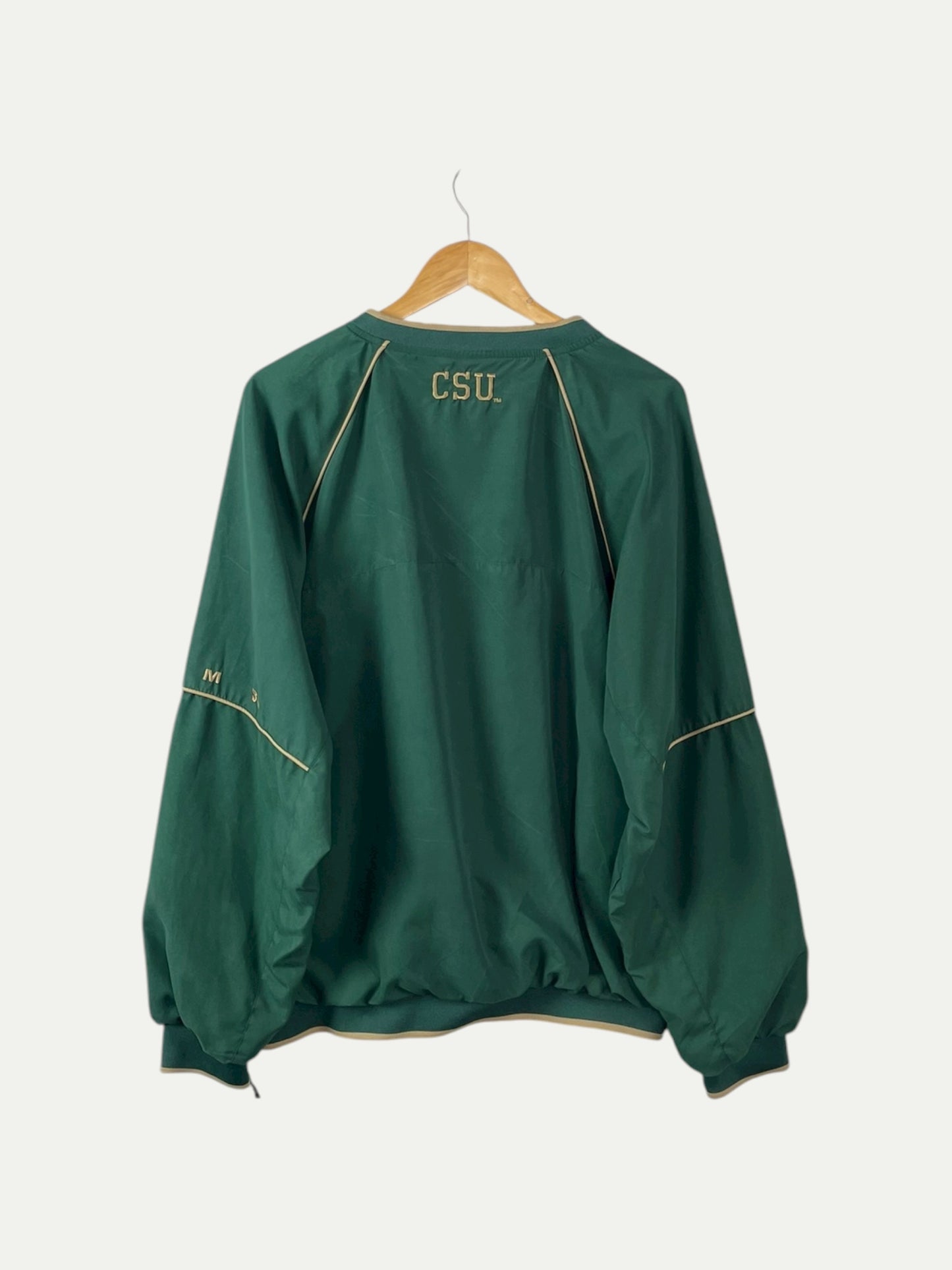 90's Rams CSU Embroidered Vintage Pull-over Jacket Size L