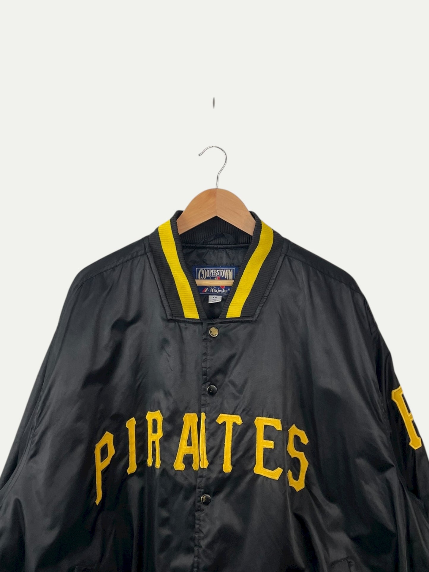 90's Pittsburgh Pirates Embroidered Vintage Stadium Jacket Size 2XL