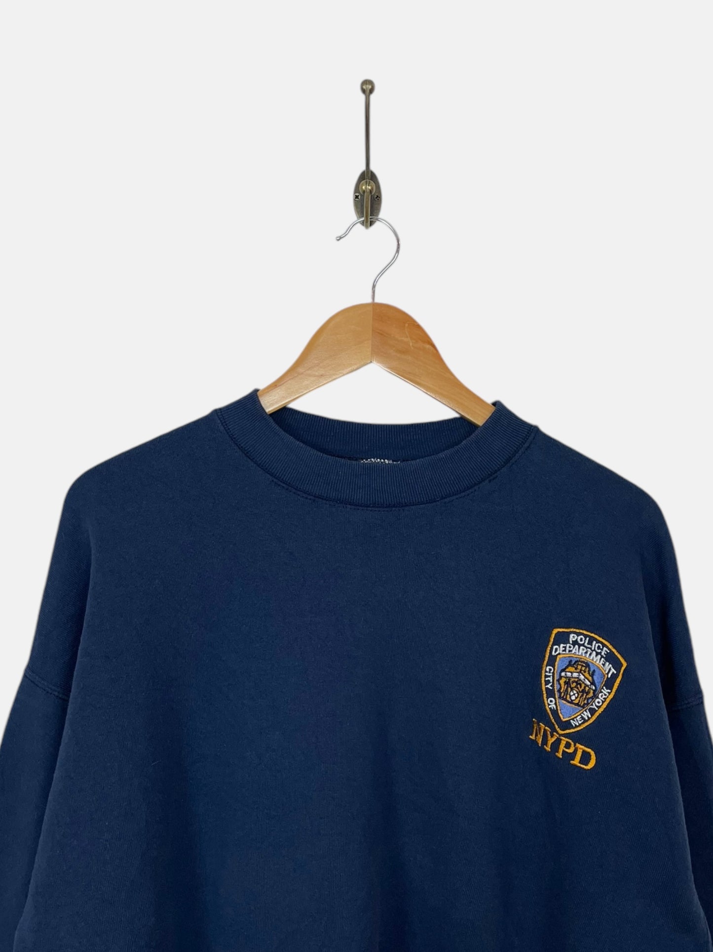 90's NYPD Embroidered Vintage Sweatshirt Size L