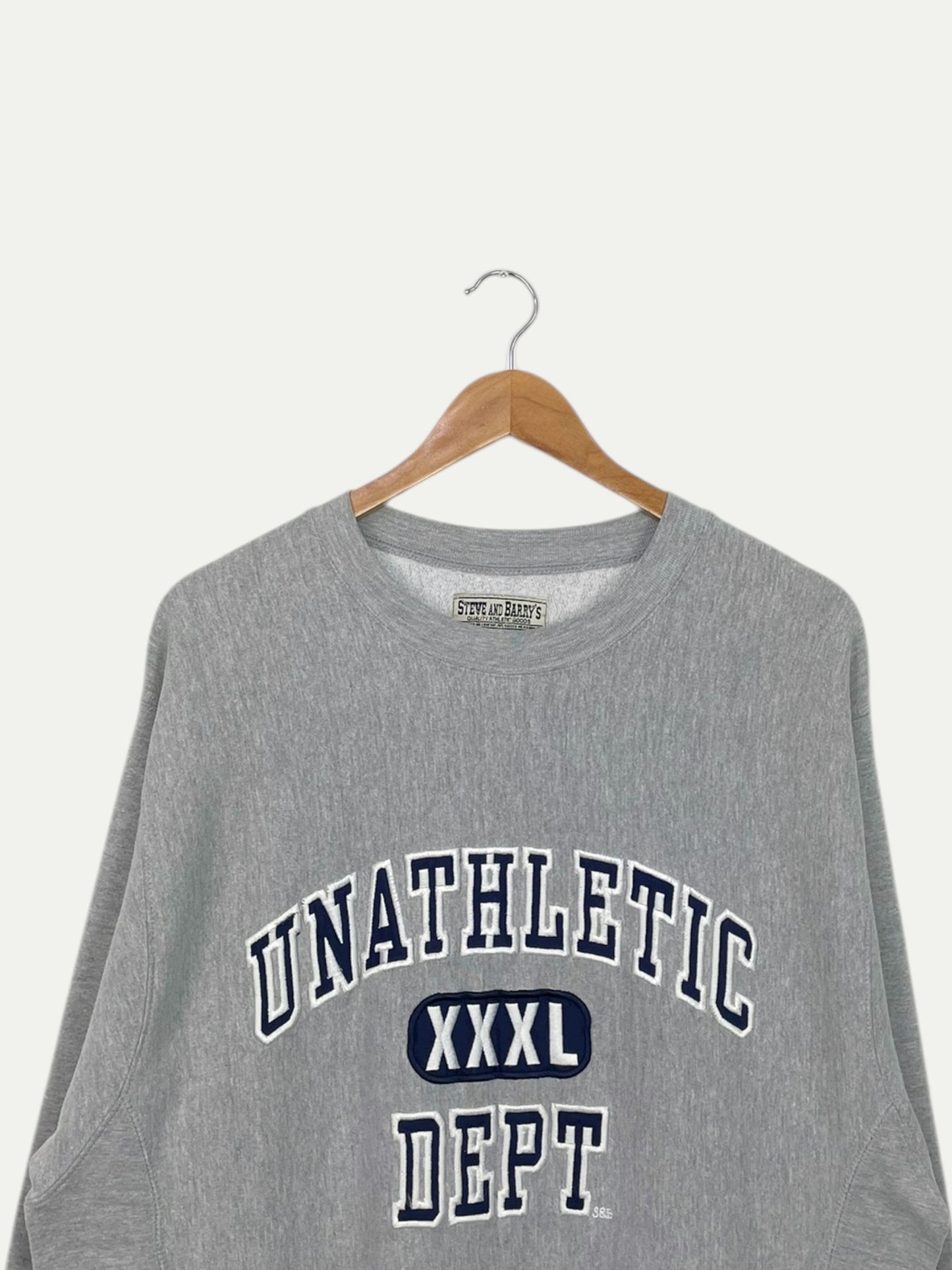 90's Unathletic XXXL Dept. Embroidered Vintage Sweatshirt Size L