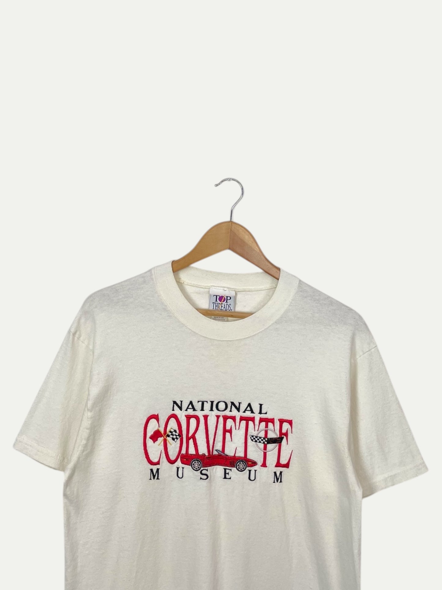 90's National Corvette Museum Embroidered Vintage T-Shirt Size S
