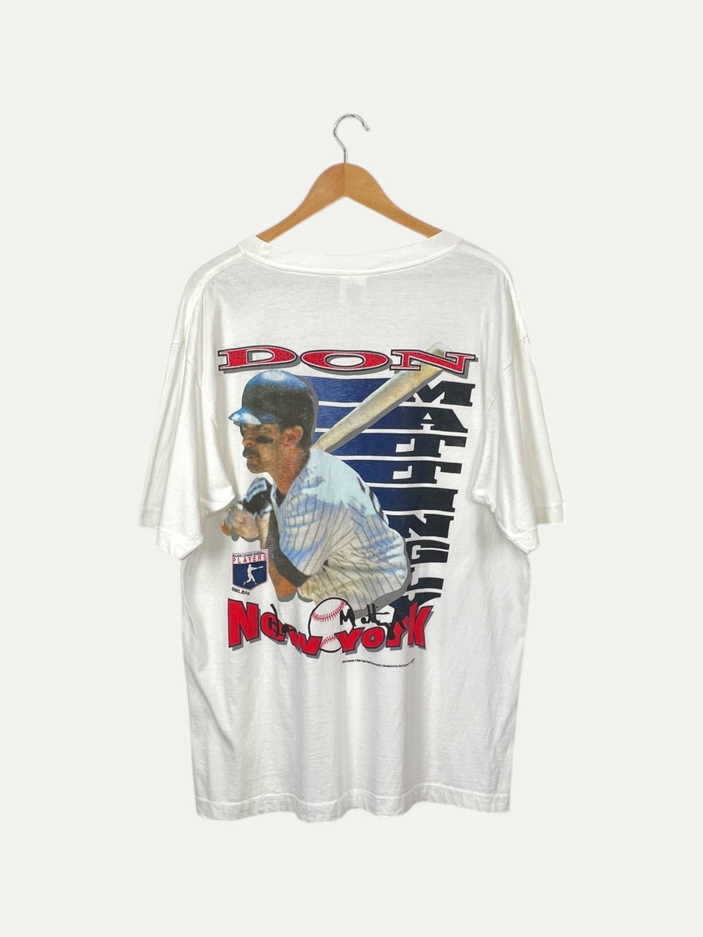 90's Don Mattingly MLB Vintage T-Shirt Size XL
