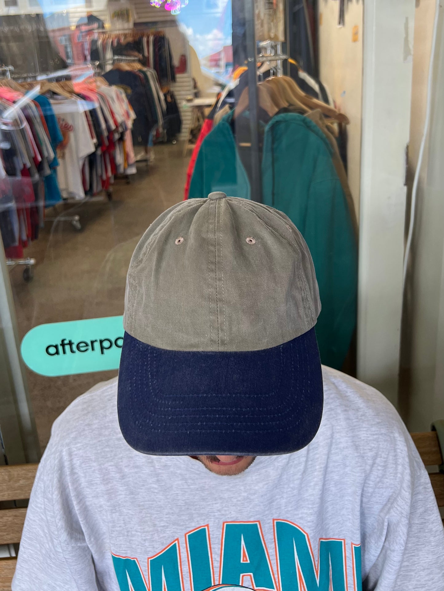 90's Two Tone Embroidered Vintage Cap