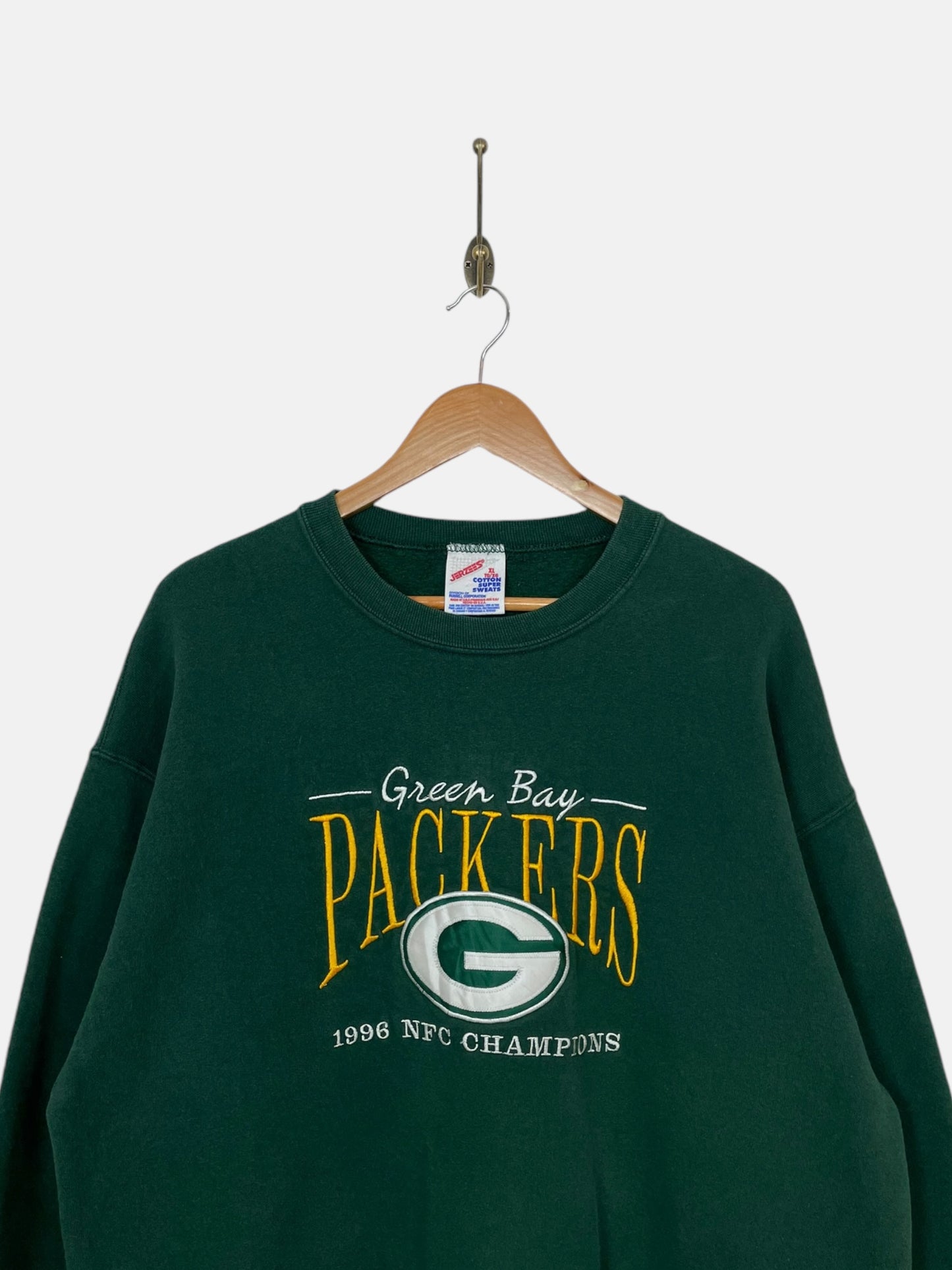 90's Green Bay Packers Embroidered Sweatshirt Size L-XL