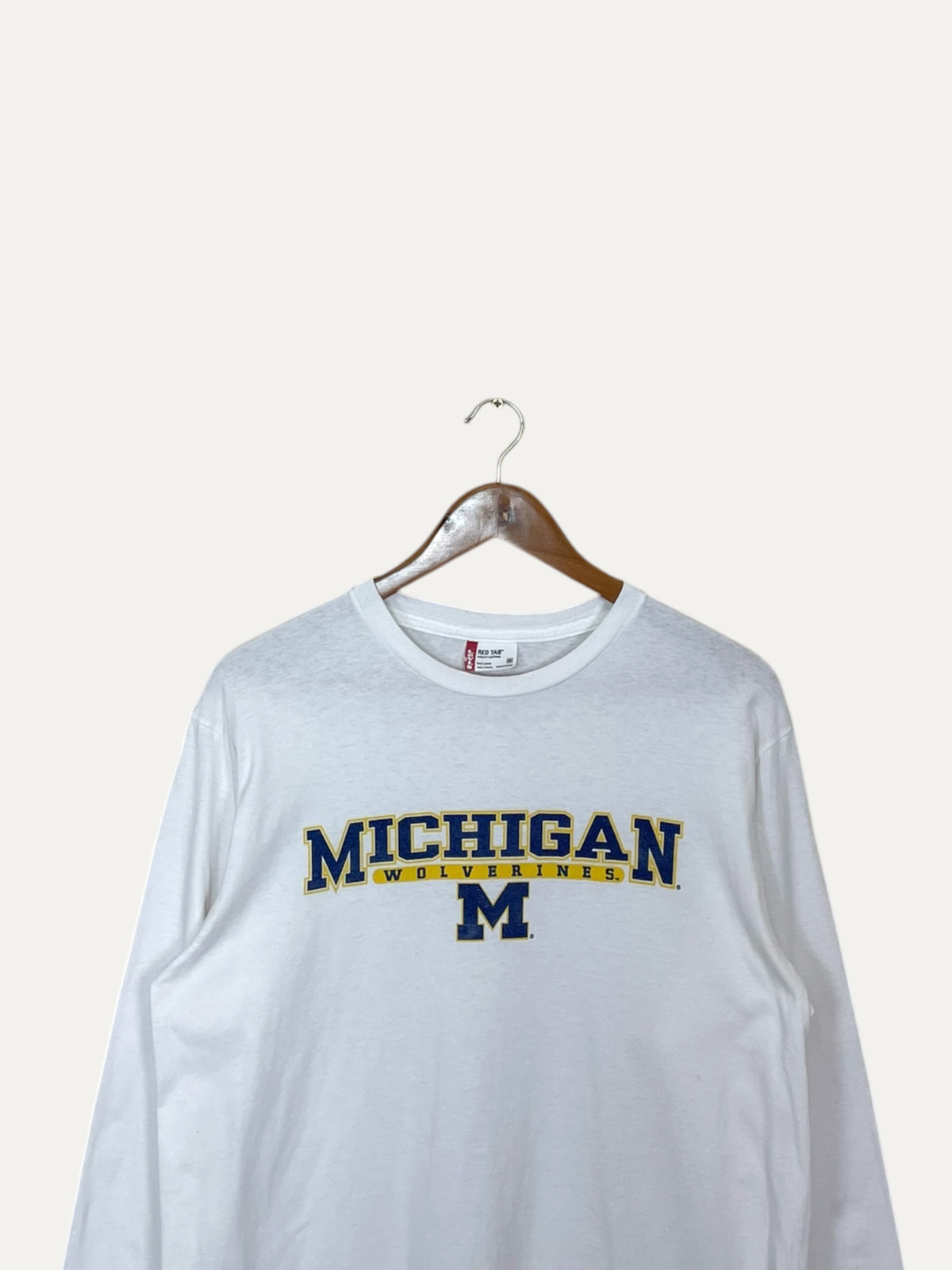 90's Levis Michigan Wolverines Vintage Long-sleeve T-Shirt Size S