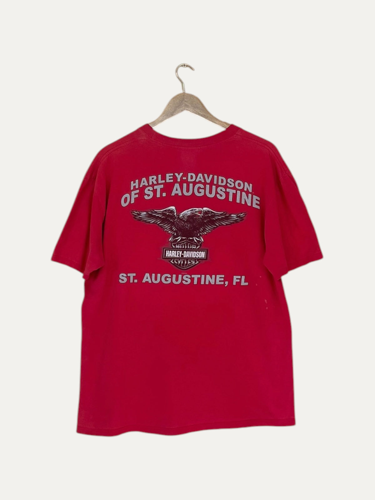 90's Harley Davidson St Augustine Vintage T-Shirt Size XL