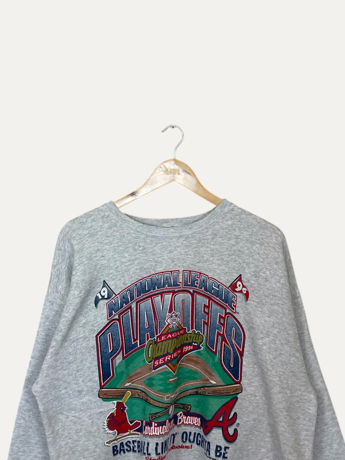 90's National League Playoffs Vintage Sweatshirt S