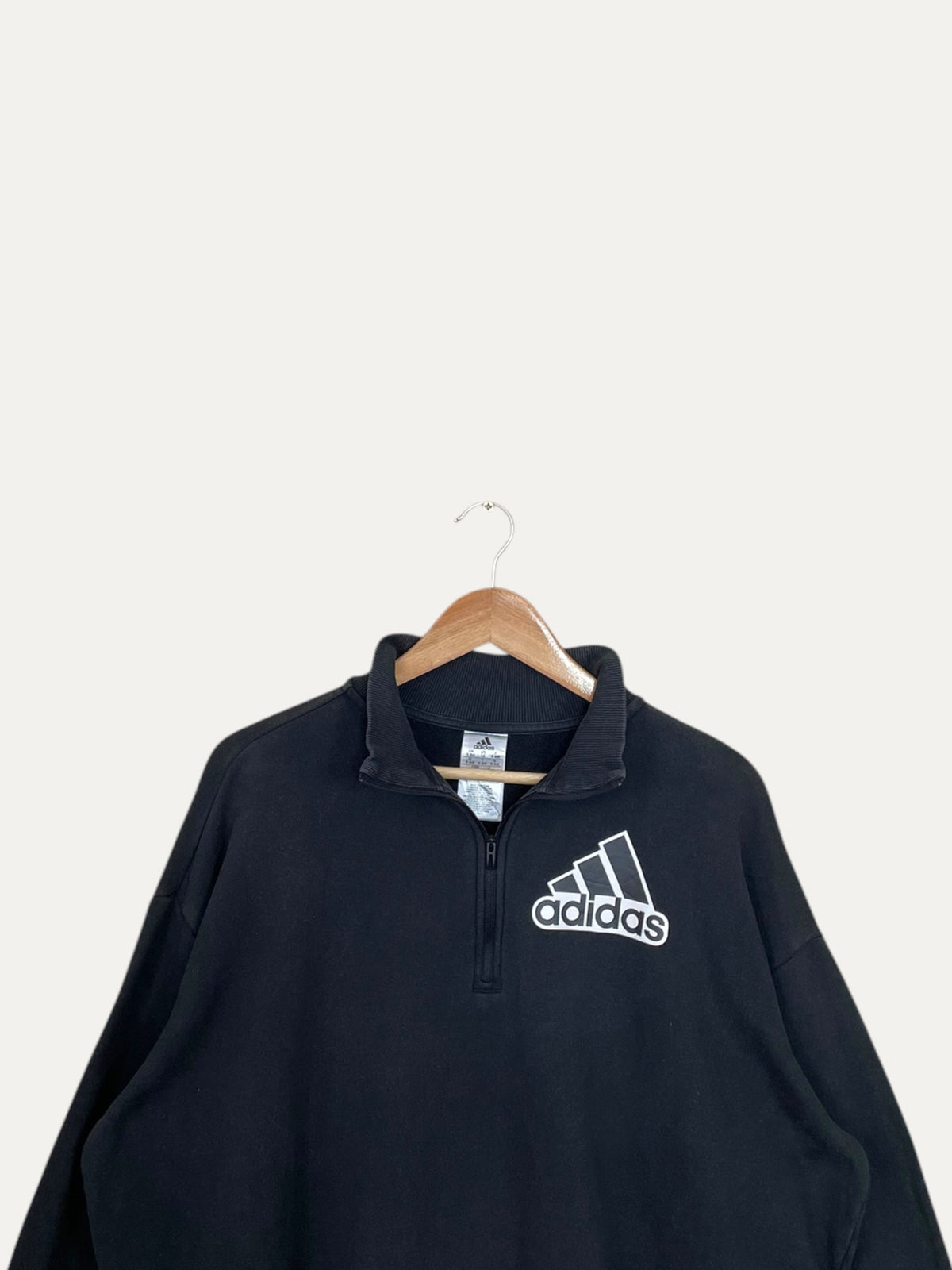 90's Adidas Vintage Quarter-zip Sweatshirt XL
