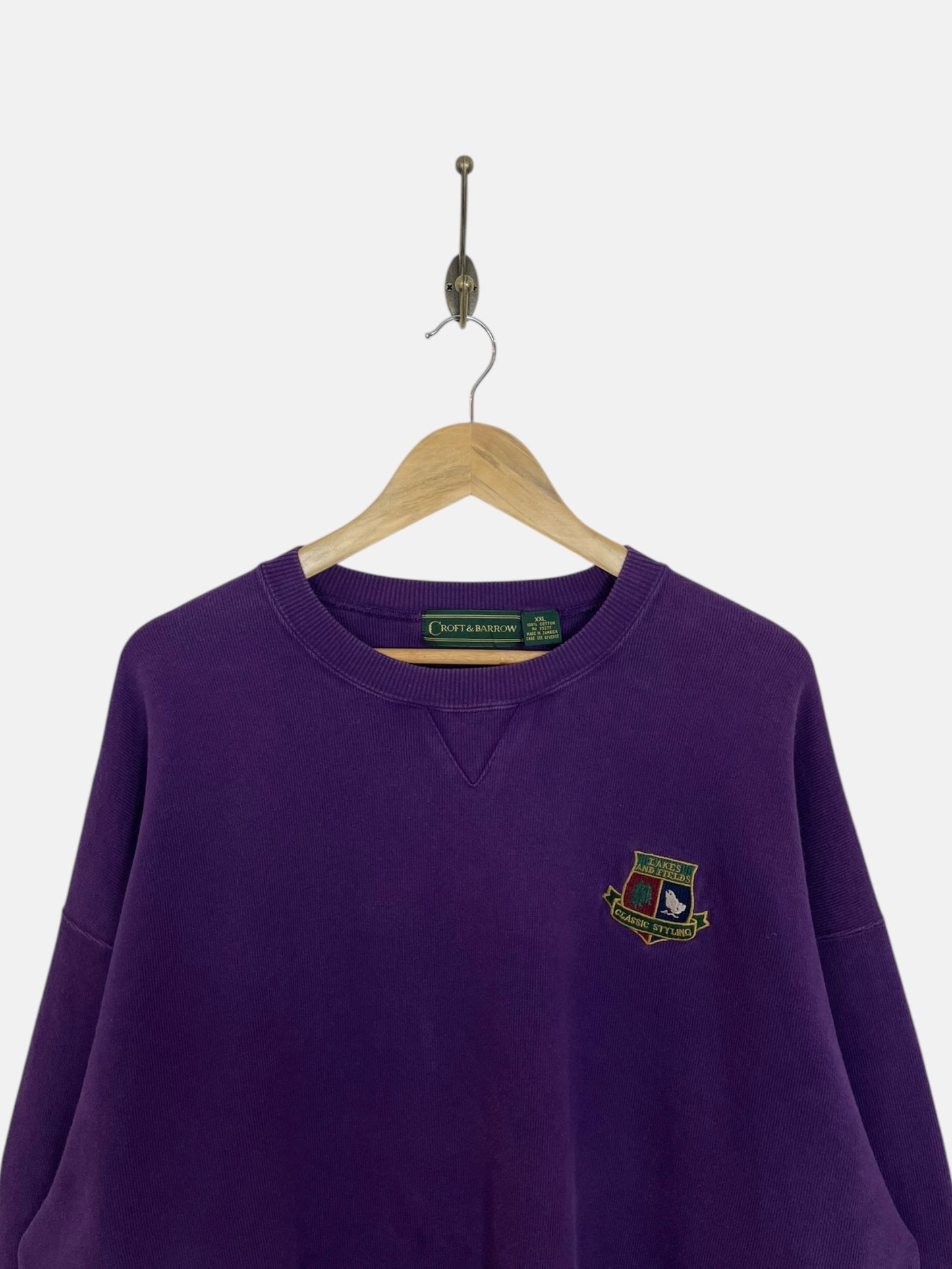 90's Lakes and Fields Embroidered Vintage Sweatshirt Size 2XL-3XL
