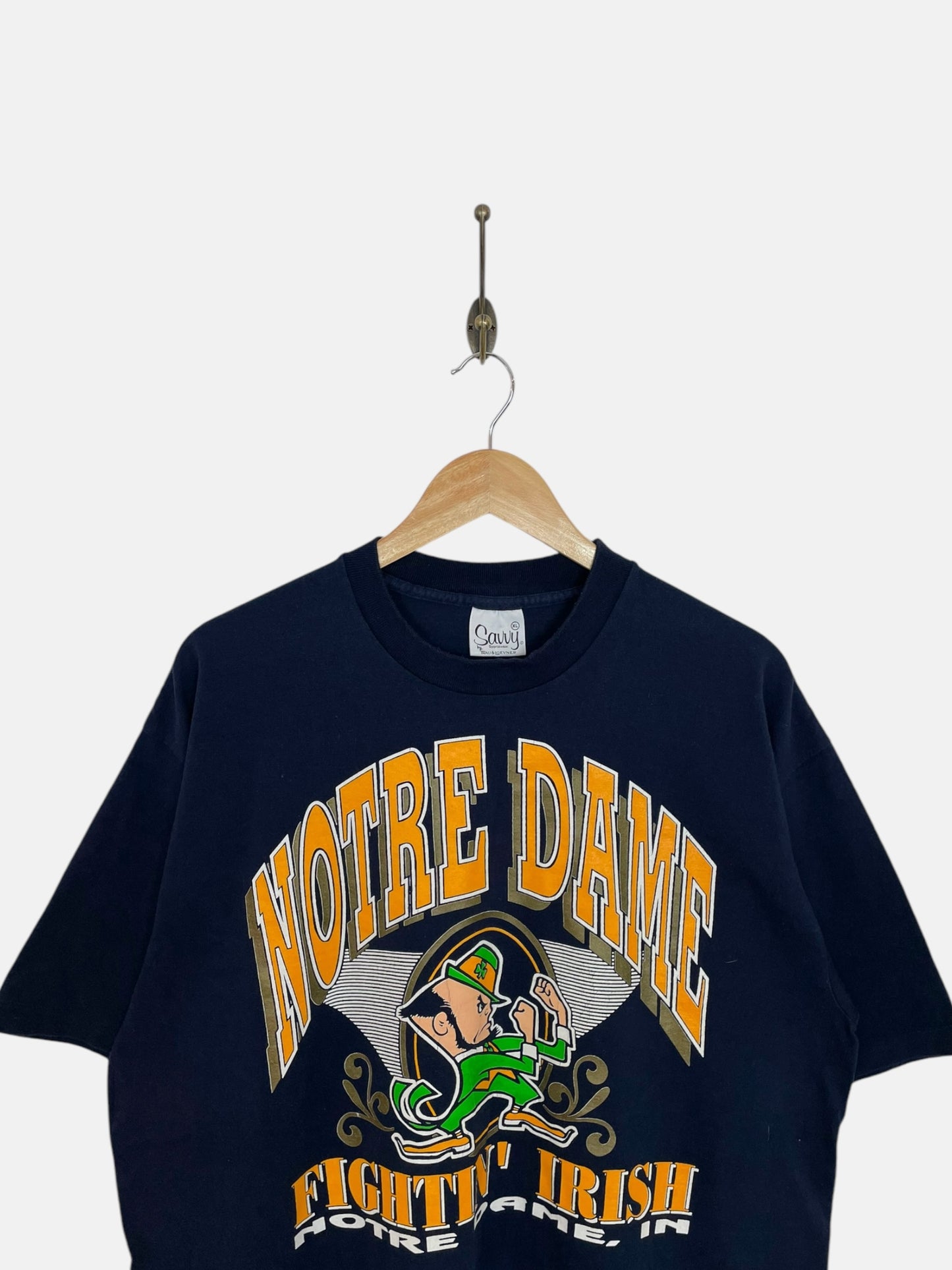 90's Notre Dame "Fightin' Irish" Vintage T-Shirt Size L-XL