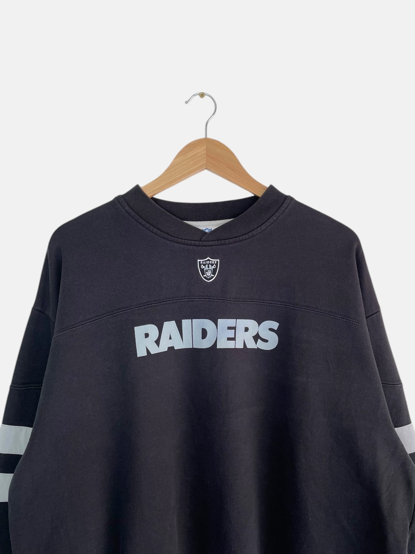 90's NFL Raiders Embroidered Vintage Sweatshirt Size XL-2XL