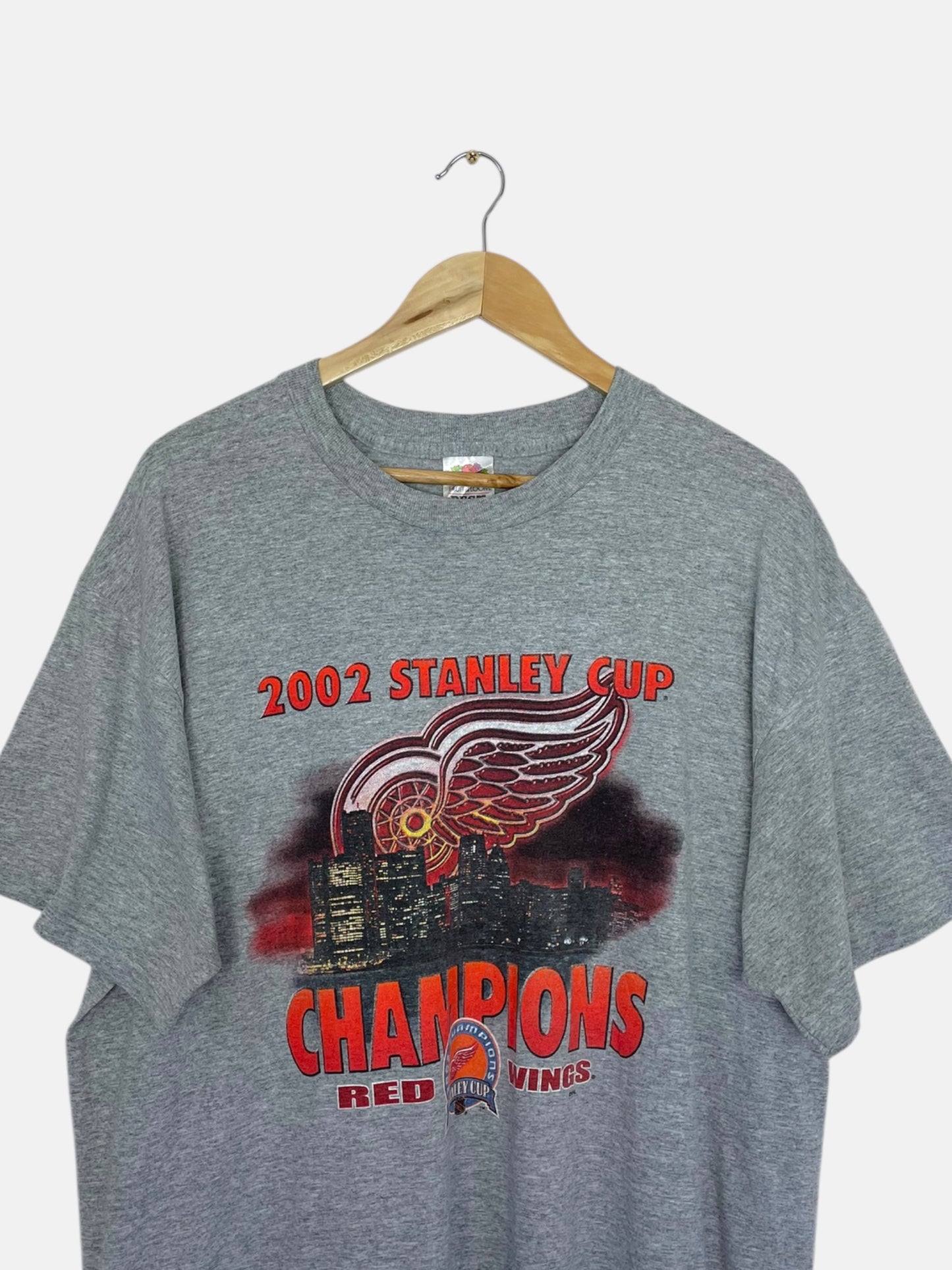 90's Red Wings Stanley Cup Vintage T-Shirt Size XL