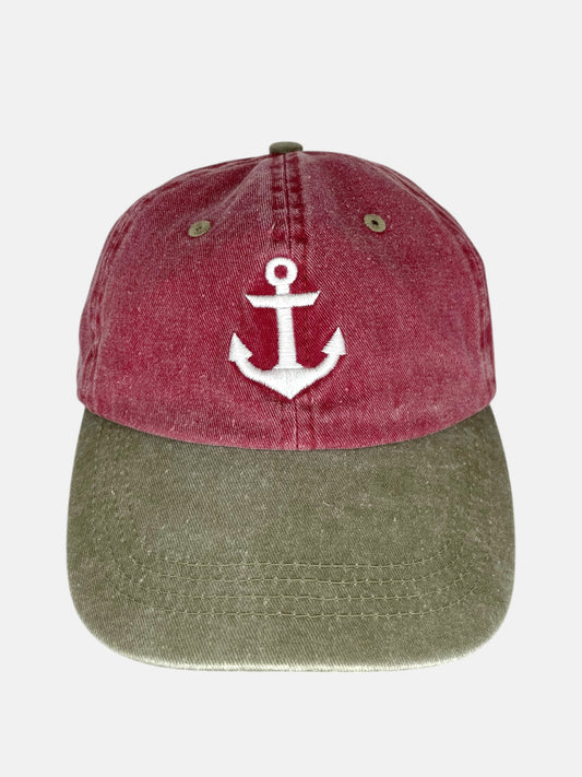 90's Anchor Embroidered Vintage Cap