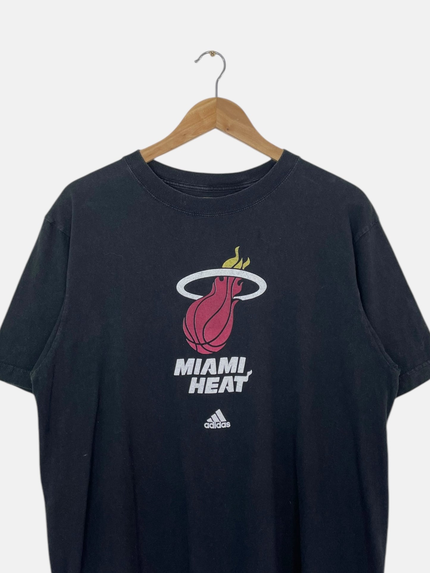 90's Adidas Miami Heat Vintage T-Shirt Size M