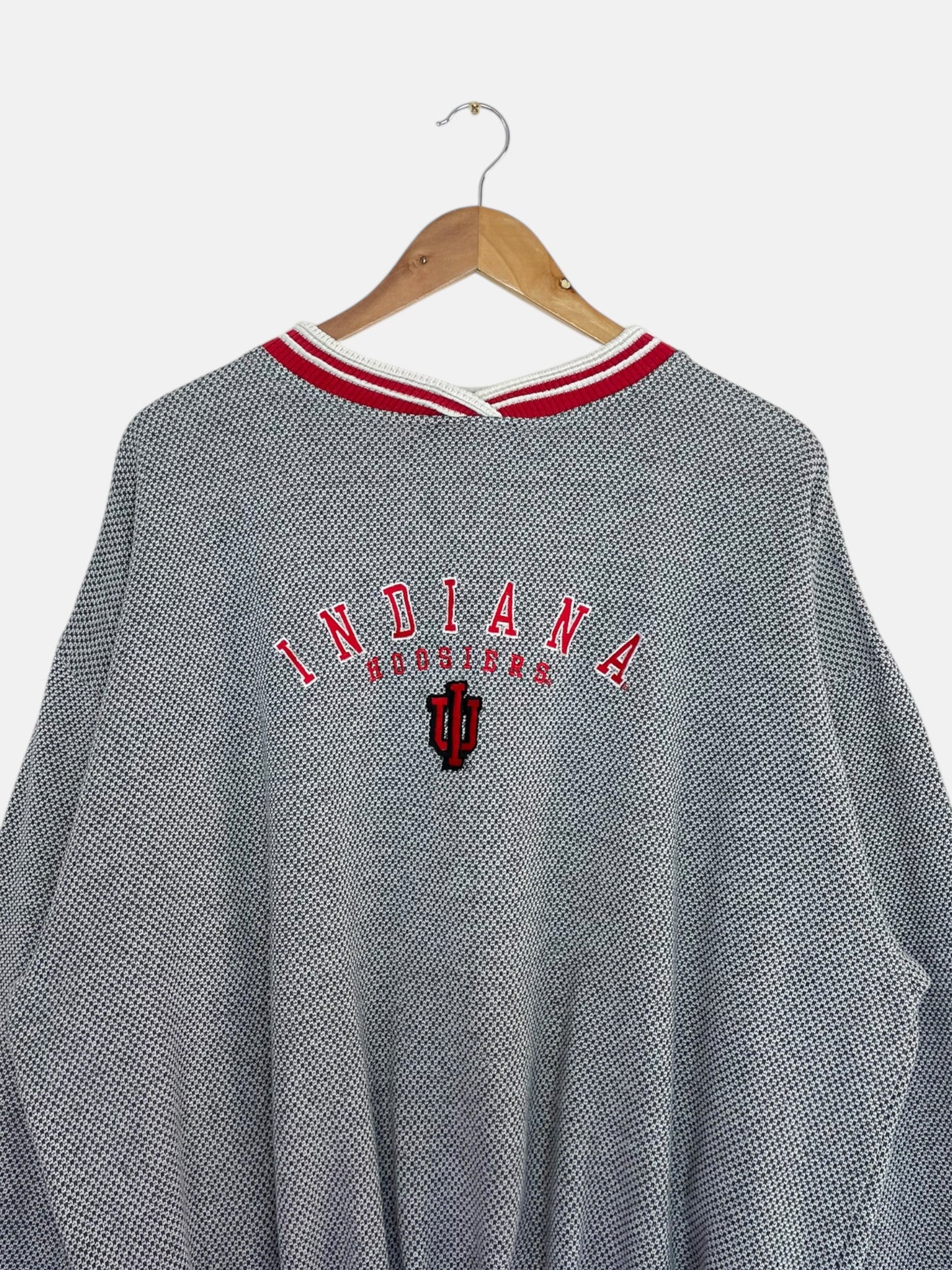 90's Indiana Hoosiers Embroidered Vintage Sweatshirt Size XL