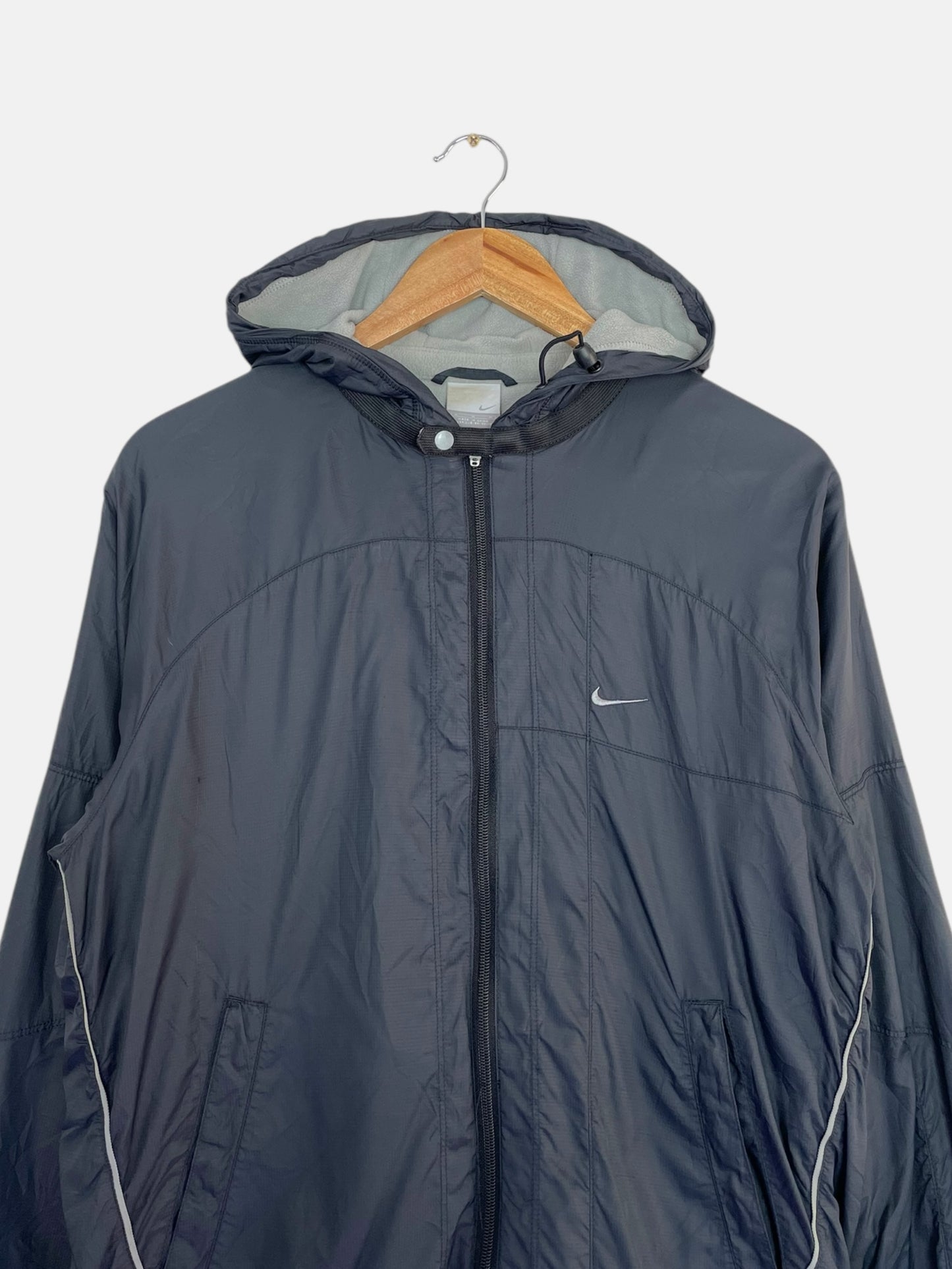 90's Nike Embroidered Vintage Hooded Jacket Size M