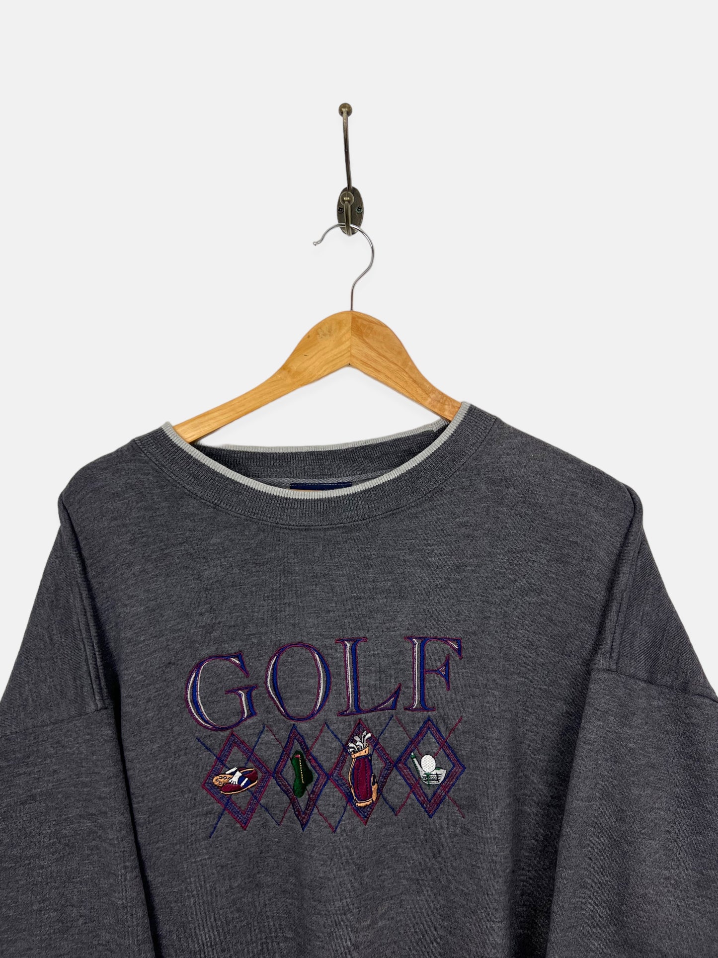 90's Golf Embroidered Vintage Sweatshirt Size XL