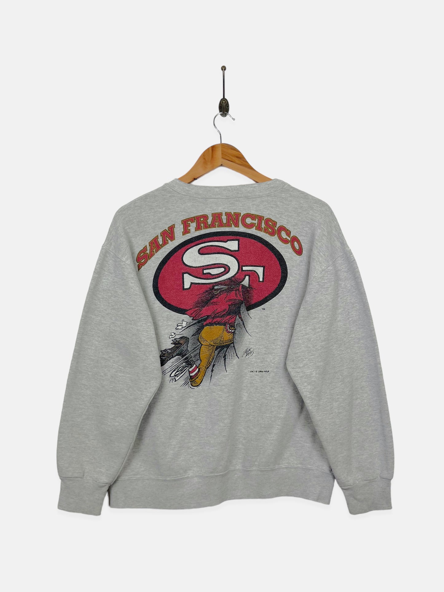 90's San Francisco 49ers NFL USA Made Vintage Sweatshirt Size 8-10