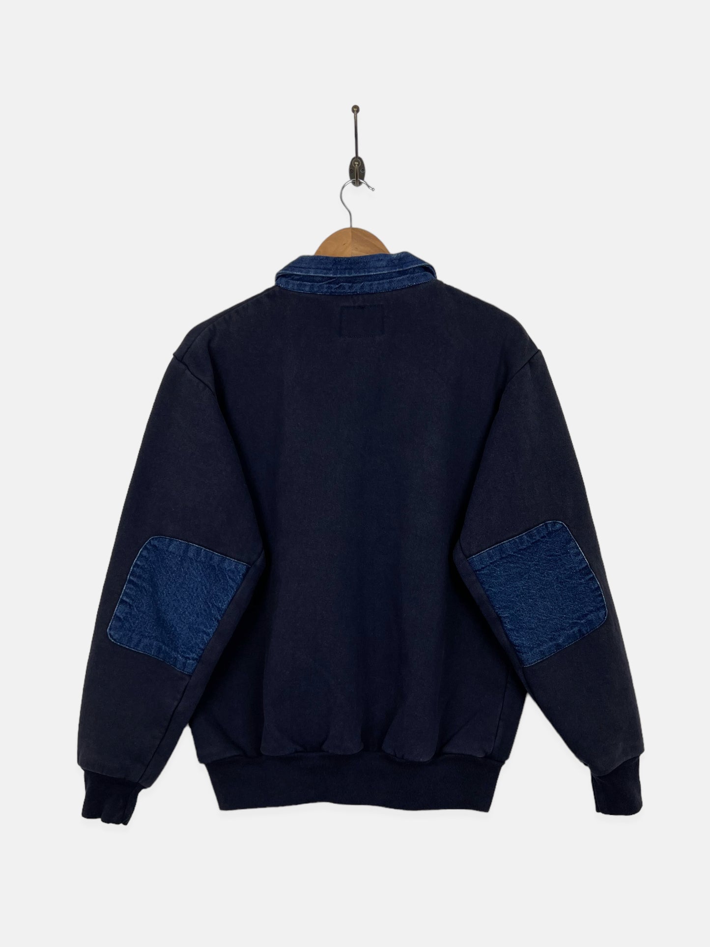 90's Exchange Ambulance USA Made Embroidered Vintage Quarterzip Sweatshirt Size 10-12