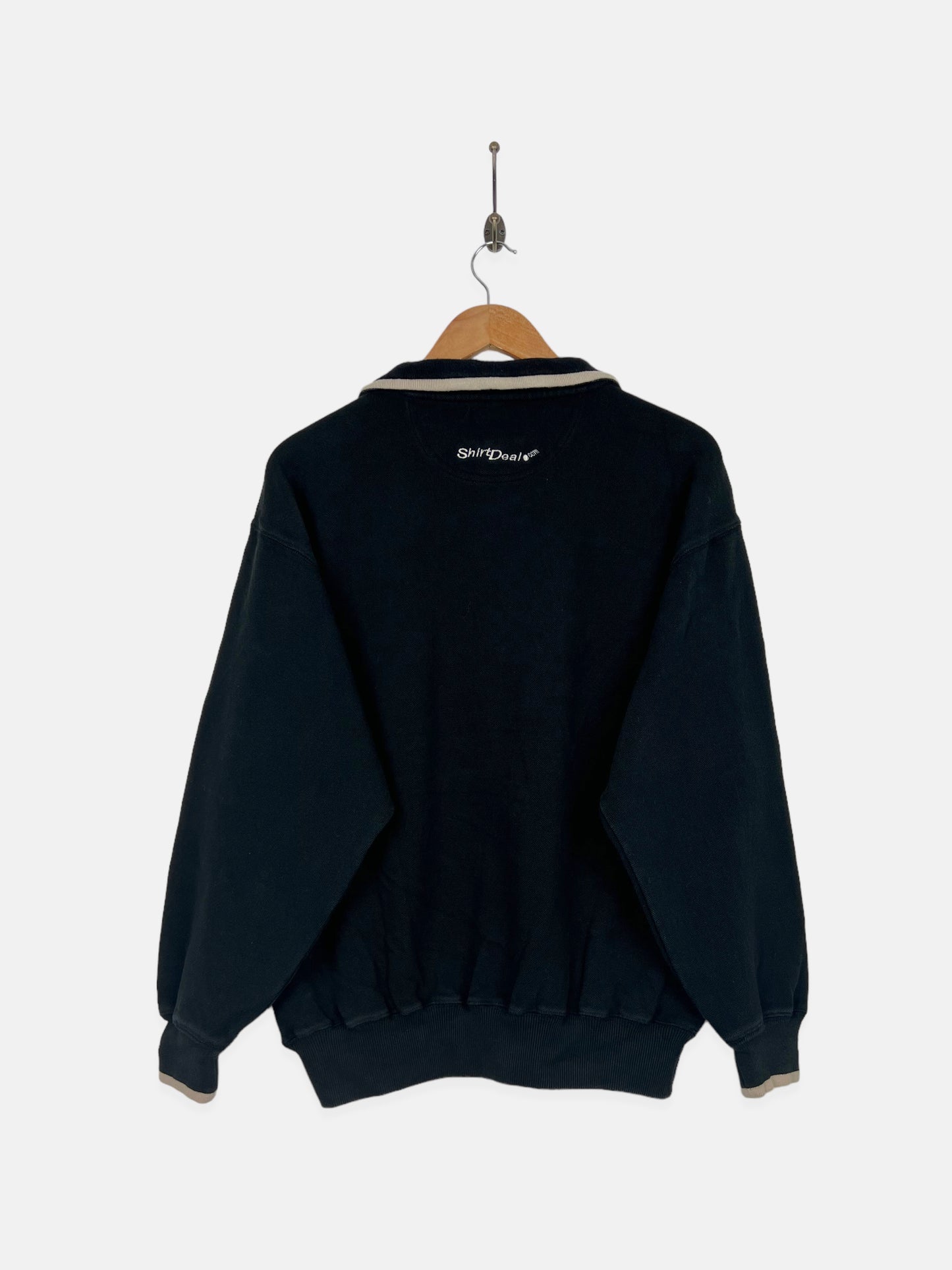 90's Damon's Dallas Embroidered Vintage Quarterzip Sweatshirt Size M