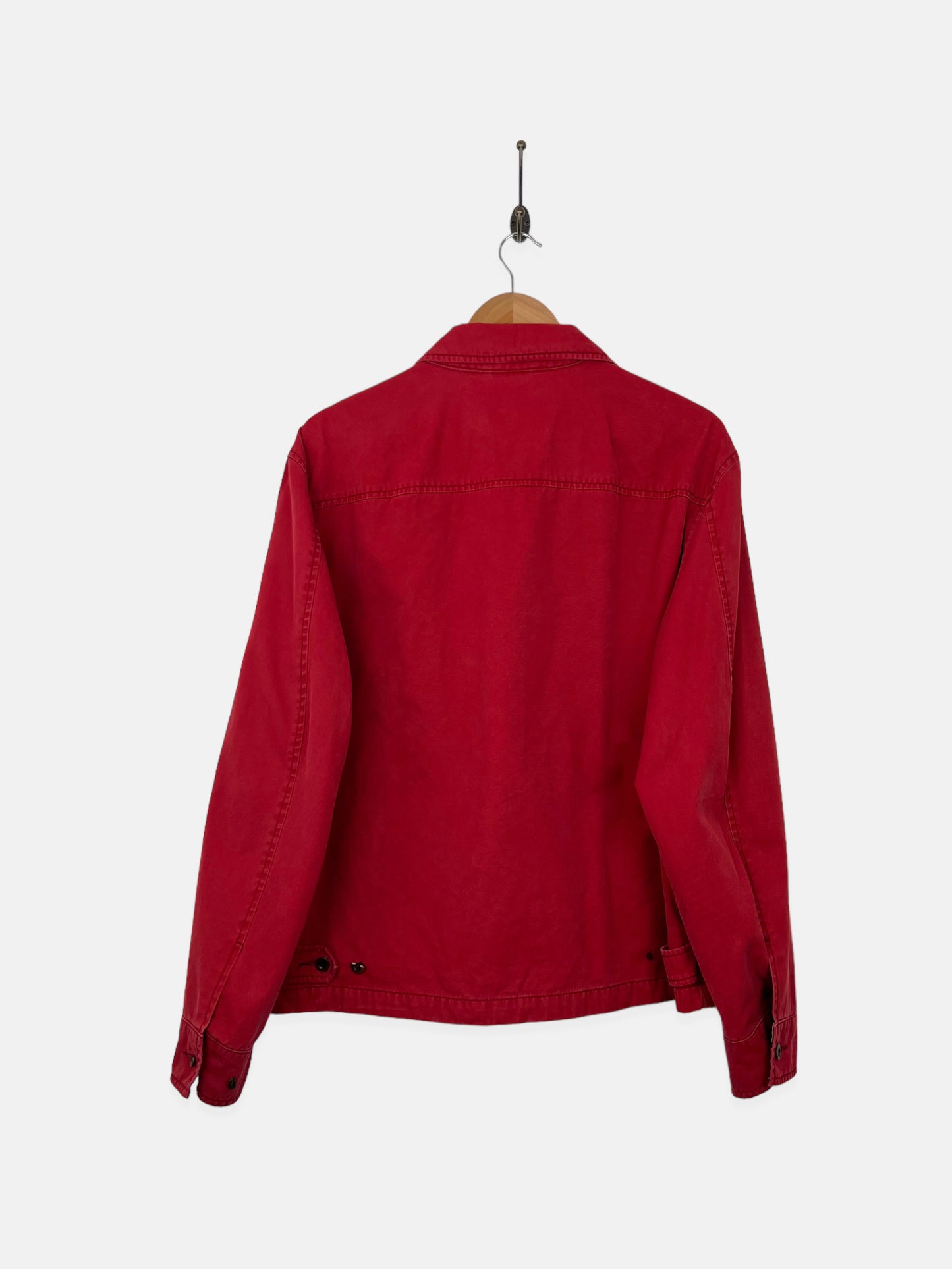 90's Ralph Lauren Embroidered Plaid Lined Vintage Jacket Size M