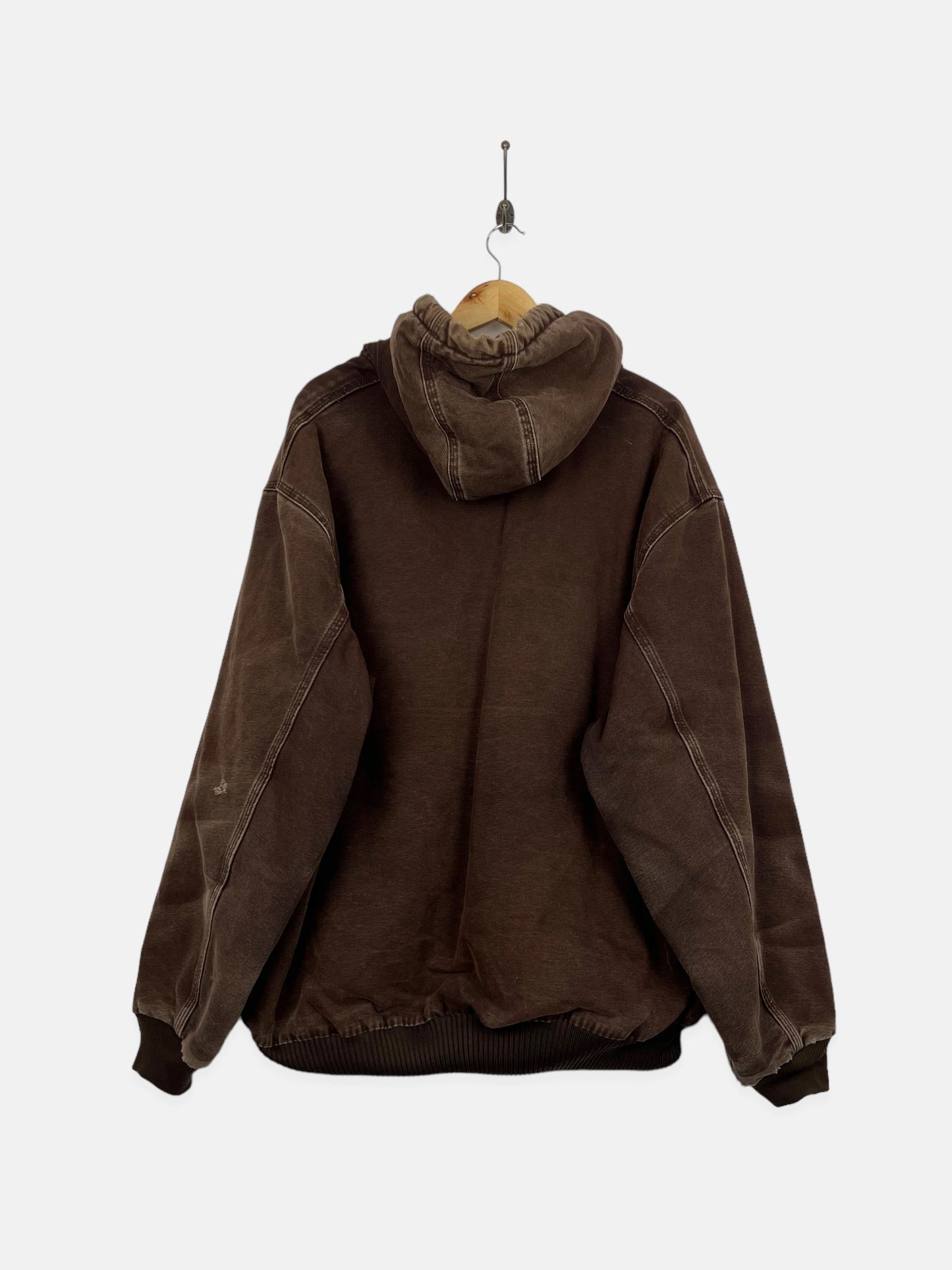 90's Carhartt Heavy Duty Lined Vintage Jacket with Hood Size 2-3XL