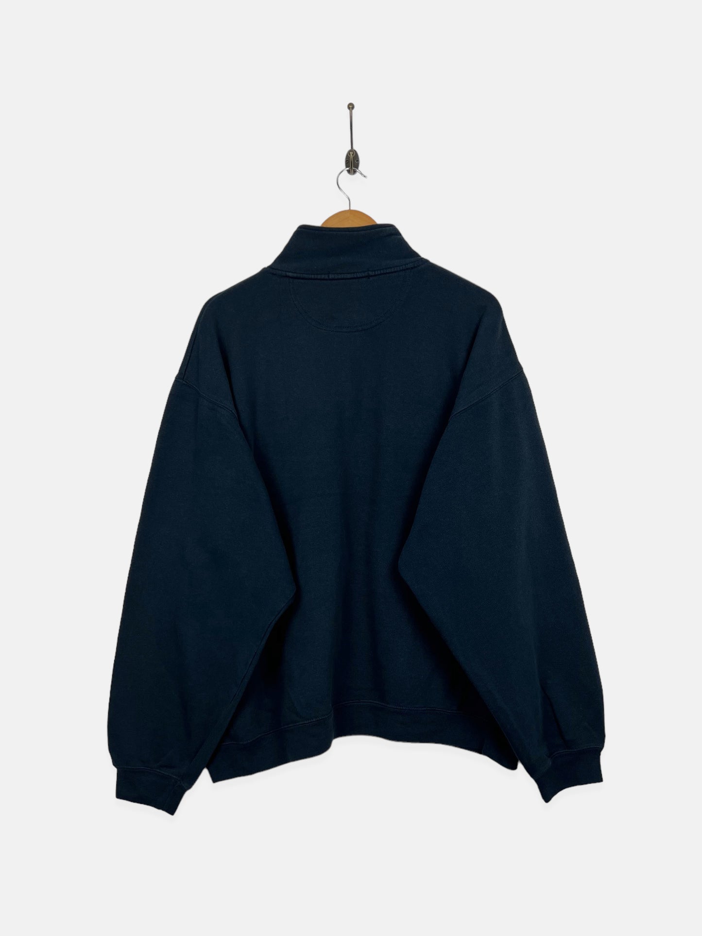 90's Les Schwab Tires Embroidered Vintage Quarterzip Sweatshirt Size L-XL