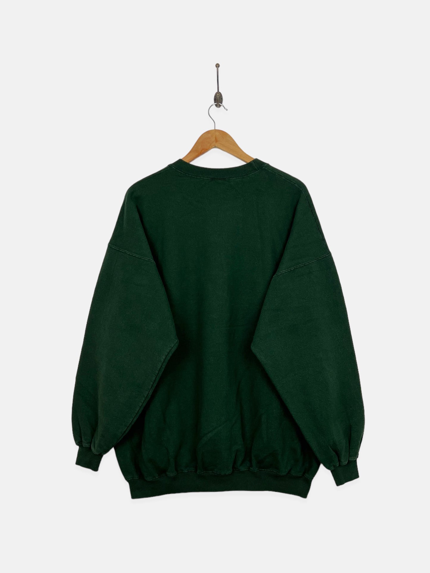 90's East River Green Bay Wisconsin Embroidered Vintage Sweatshirt Size 2XL