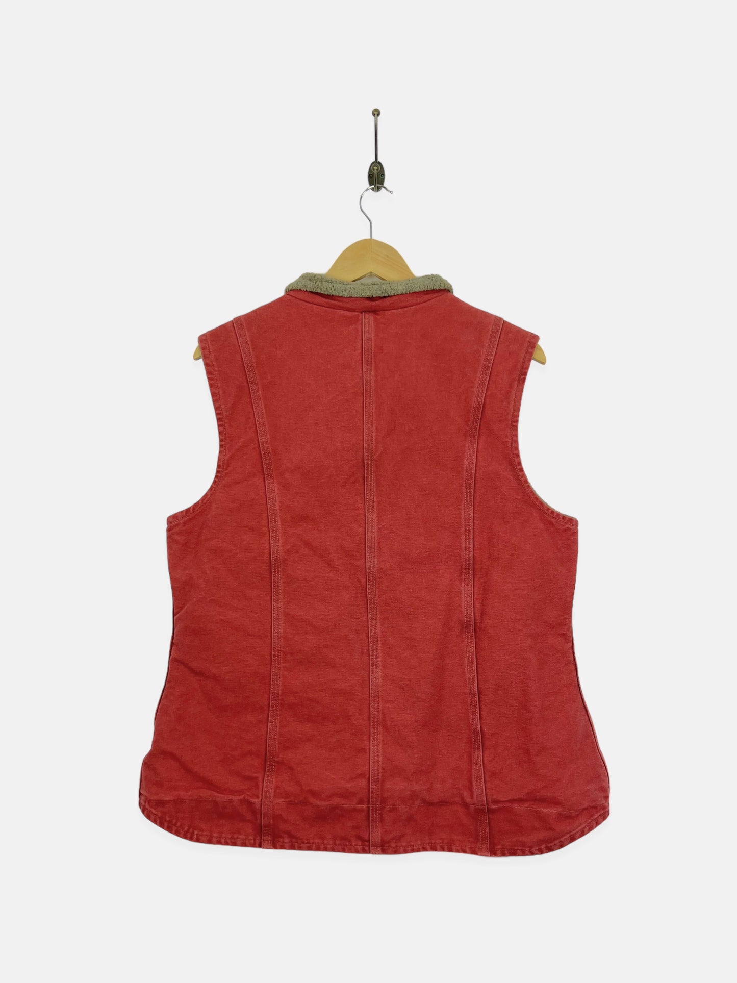 90's Carhartt Heavy Duty Sherpa Lined Vintage Vest Size 16