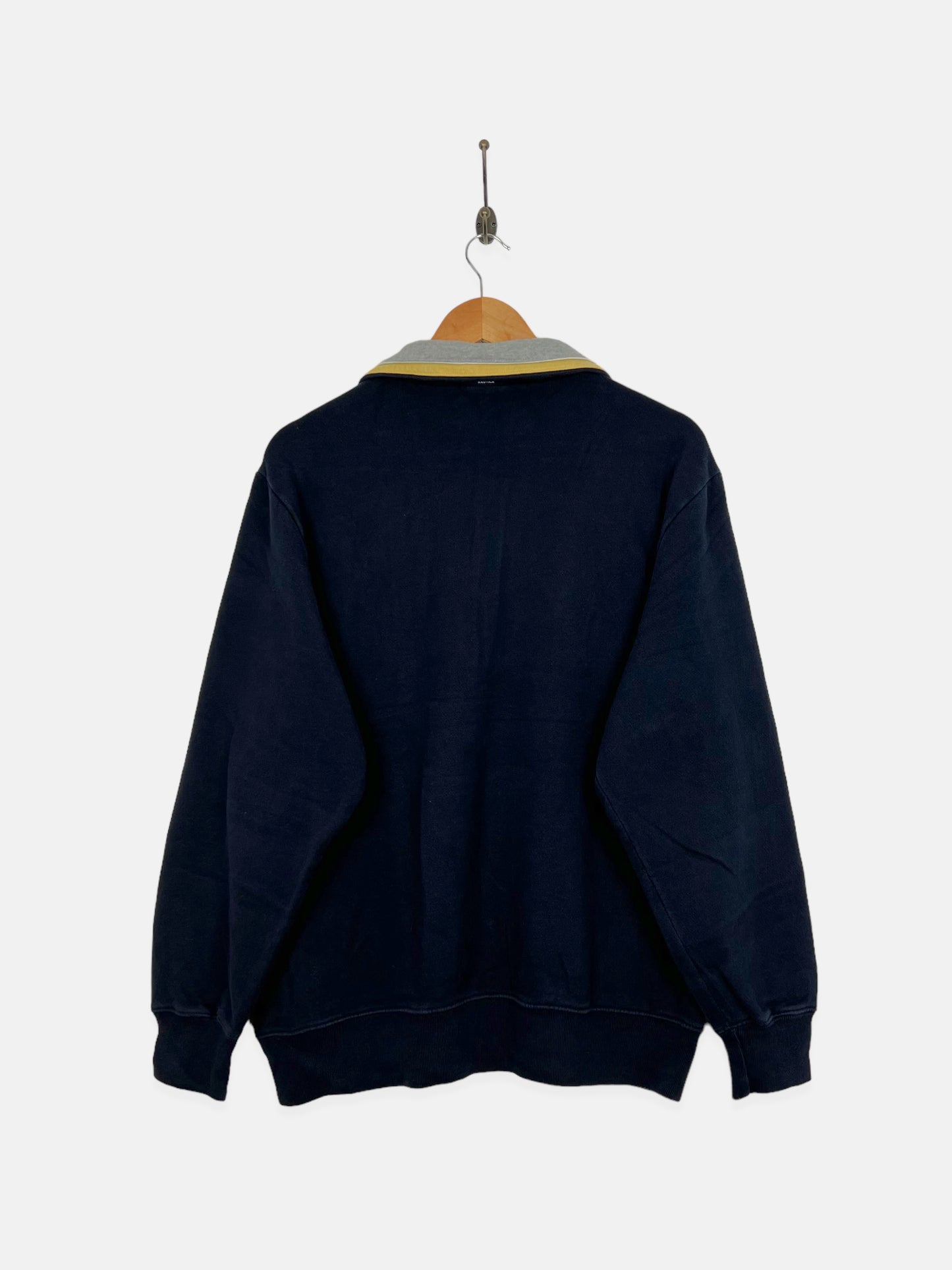 90's Nautica Embroidered Vintage Quarterzip Sweatshirt Size M