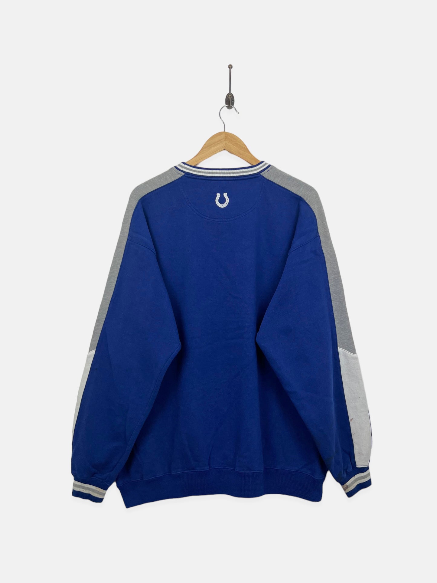 90's Indianapolis Colts NFL Embroidered Vintage Sweatshirt Size XL