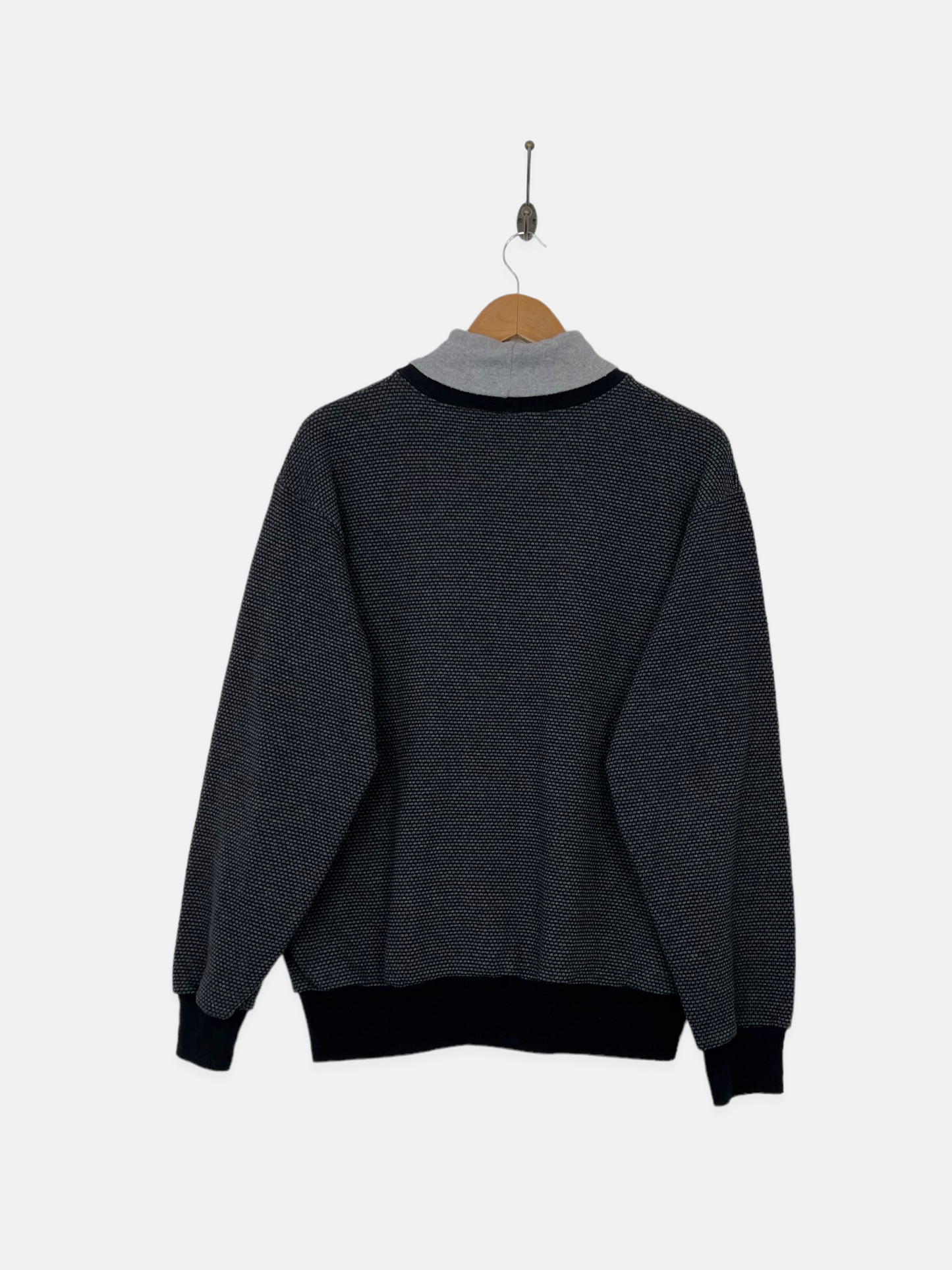 90's Minnesota Vikings Embroidered Vintage Mock-Neck Sweatshirt Size 10-12