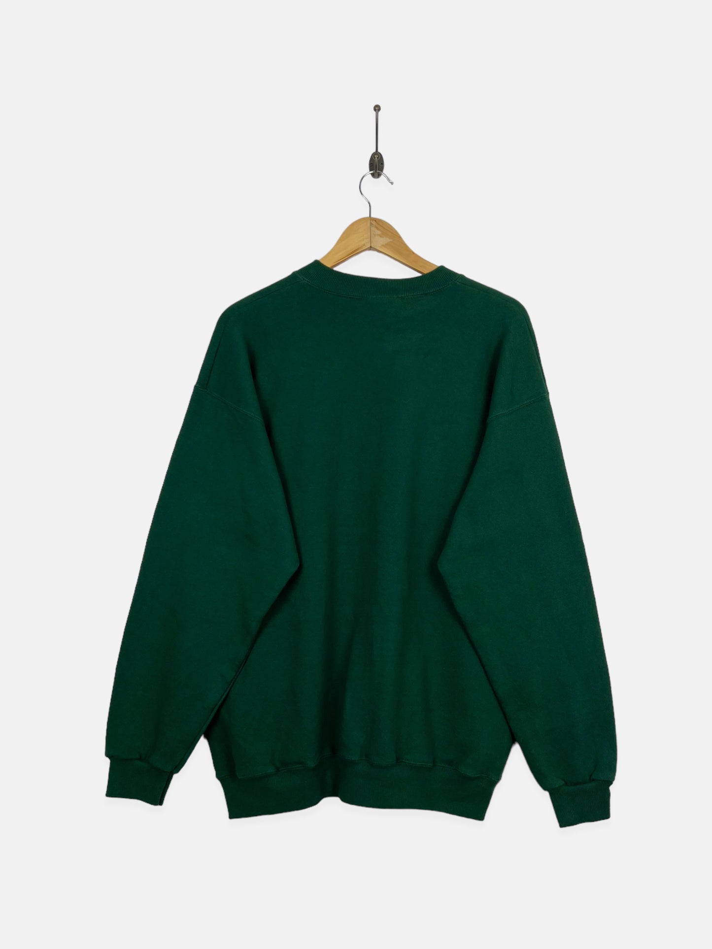 90's Lipton Decaffeinated Tea USA Made Embroidered Vintage Sweatshirt Size XL