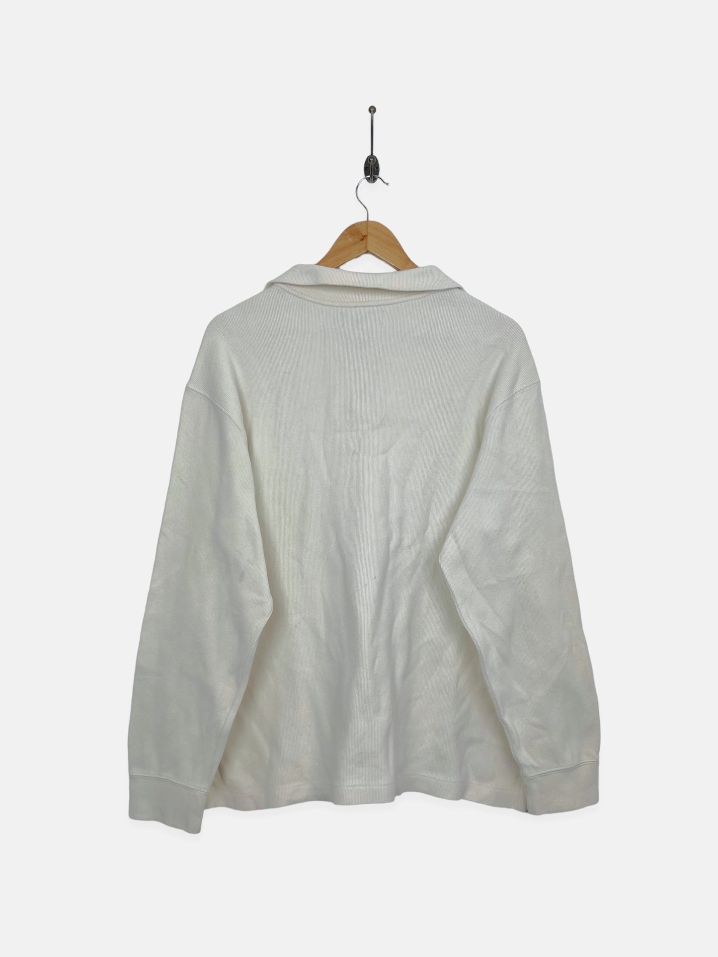 90's Ralph Lauren Embroidered Vintage Quarterzip Sweatshirt Size M-L