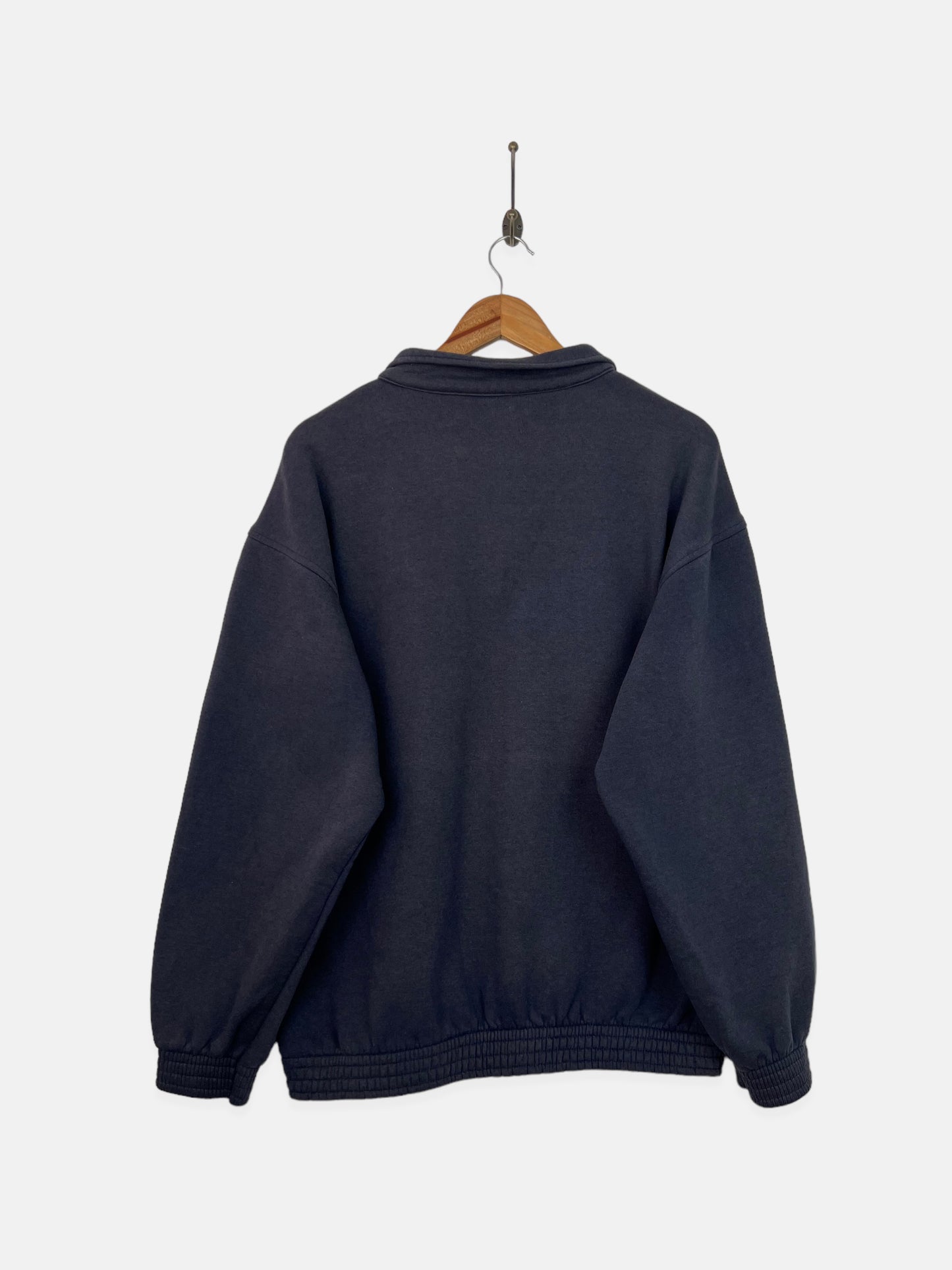 90's Lotto Embroidered Vintage Quarterzip Sweatshirt Size M-L